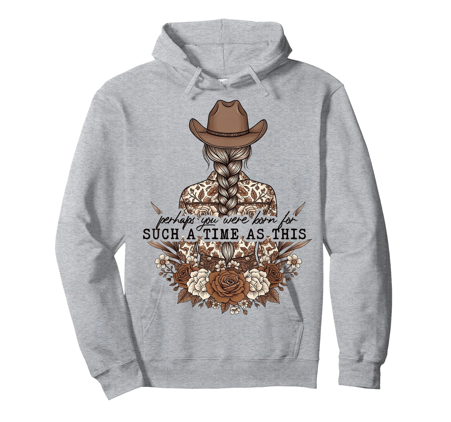 Perhaps You Were Born For Such A Time As This Floral Cowgirl T-Shirt