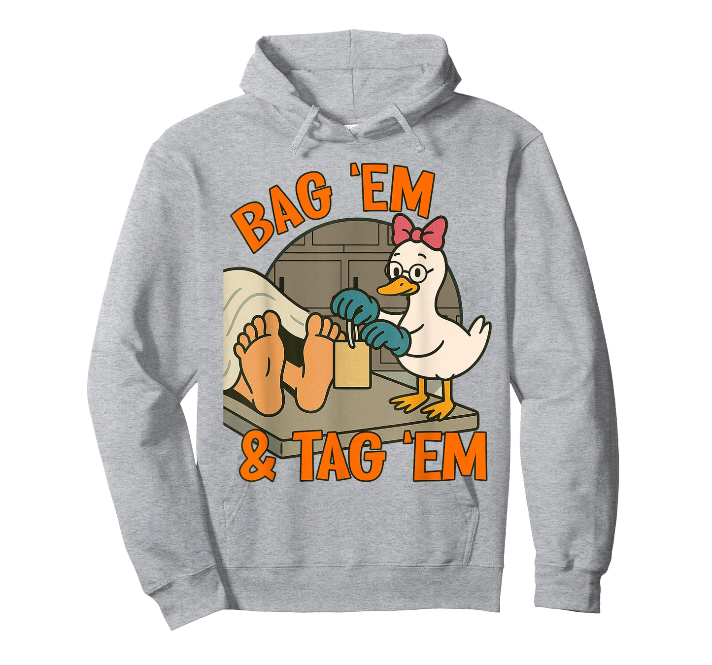 Funeral Director Mortician Silly Goose Bag 'em & Tag 'em T-Shirt
