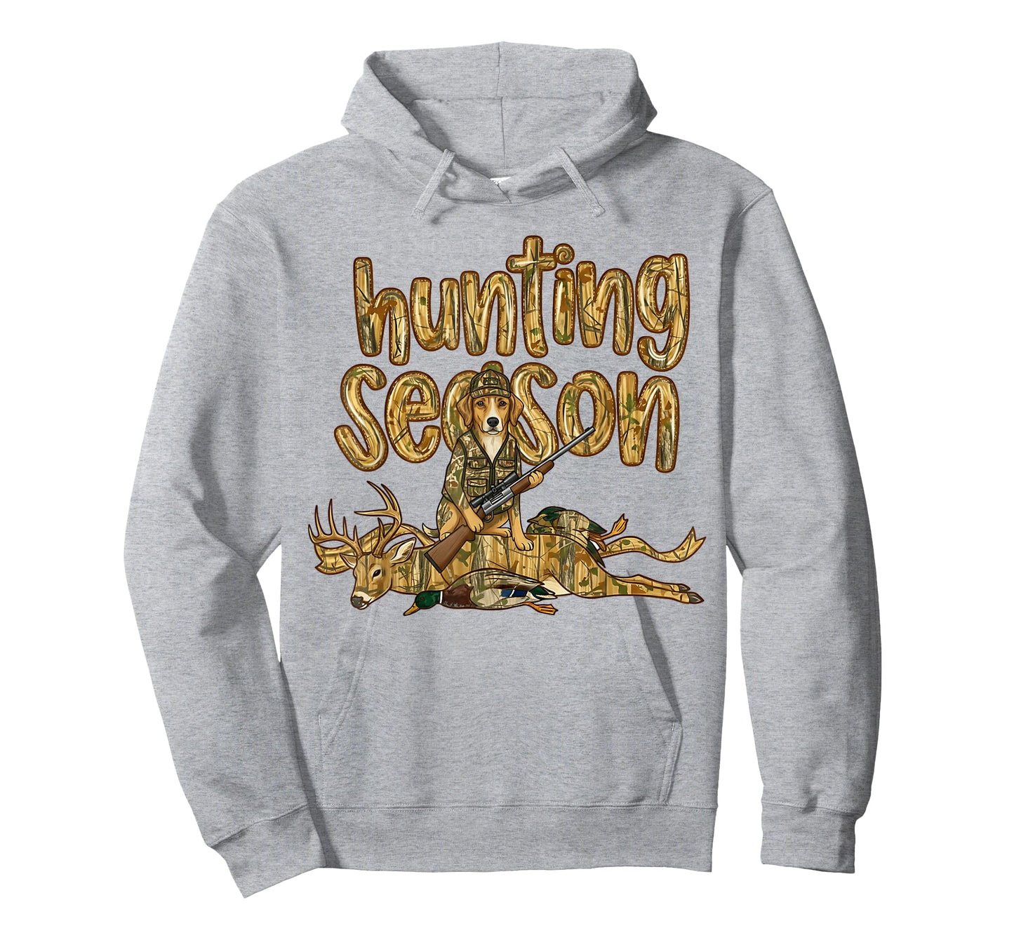 Hunting Deer Season Dog Duck Camouflage for Hunter Men Women T-Shirt