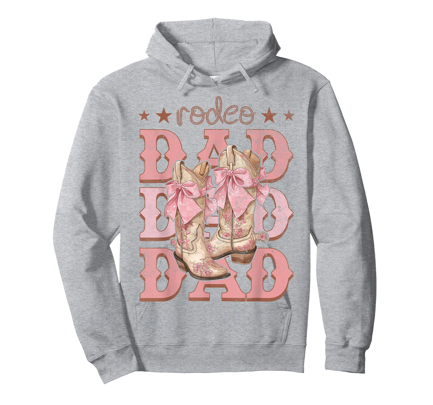 Rodeo Dad Pink Boots Coquette Cow-Girl Birthday Party T-Shirt