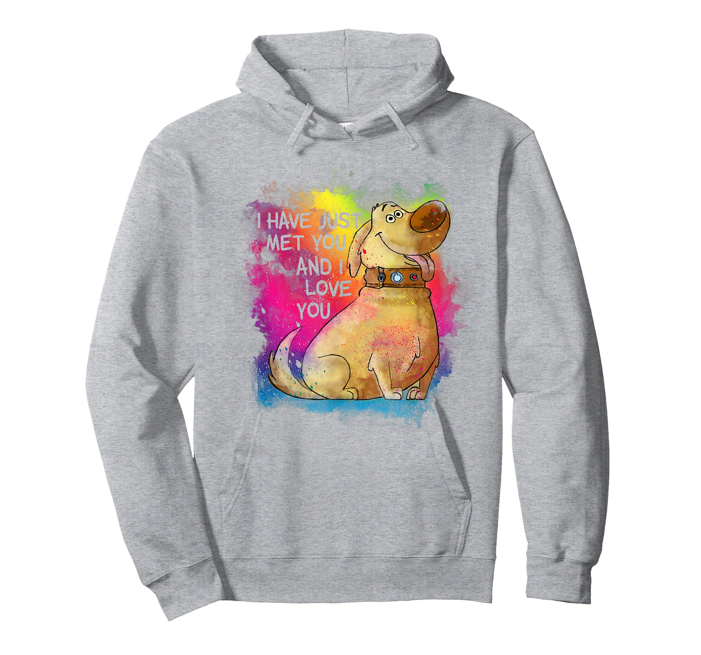 Disney Pixar Up Dug I Have Just Met You Rainbow T-Shirt