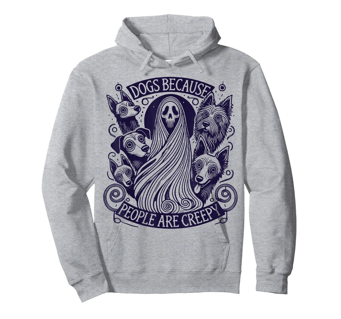 Dogs Because People Are Creepy Halloween T-Shirt