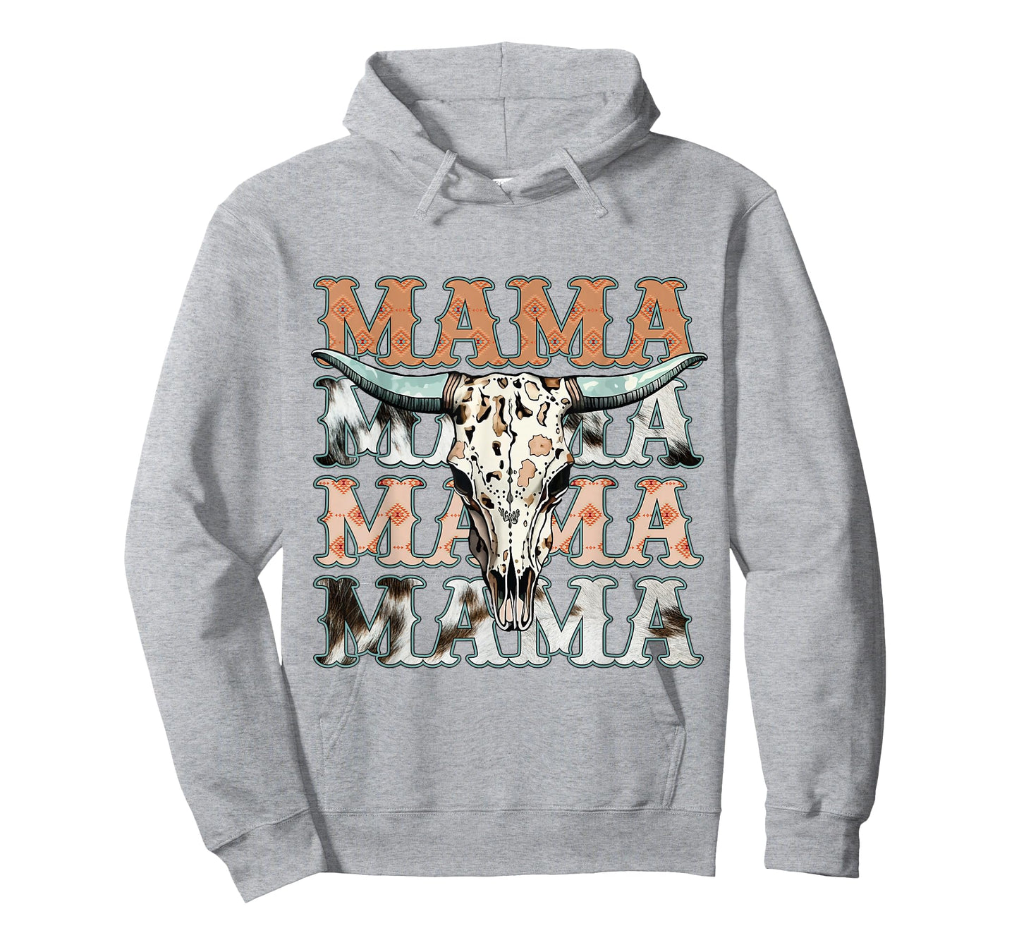 Mama Southern Western Cow Country Rodeo Cowgirl Vintage Mom T-Shirt