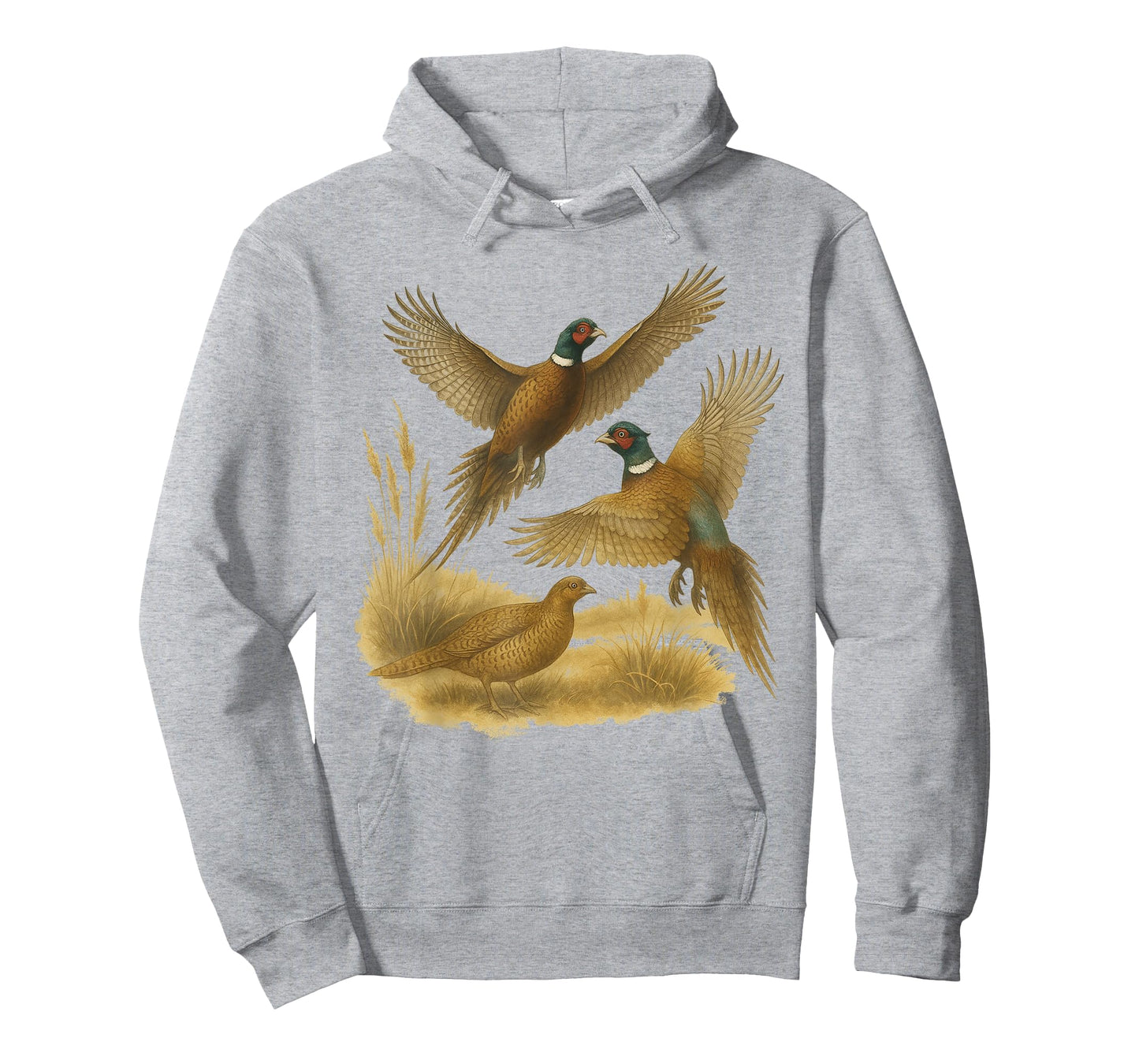 Retro Pheasant 90s Nature Vintage Wildlife Bird T-Shirt