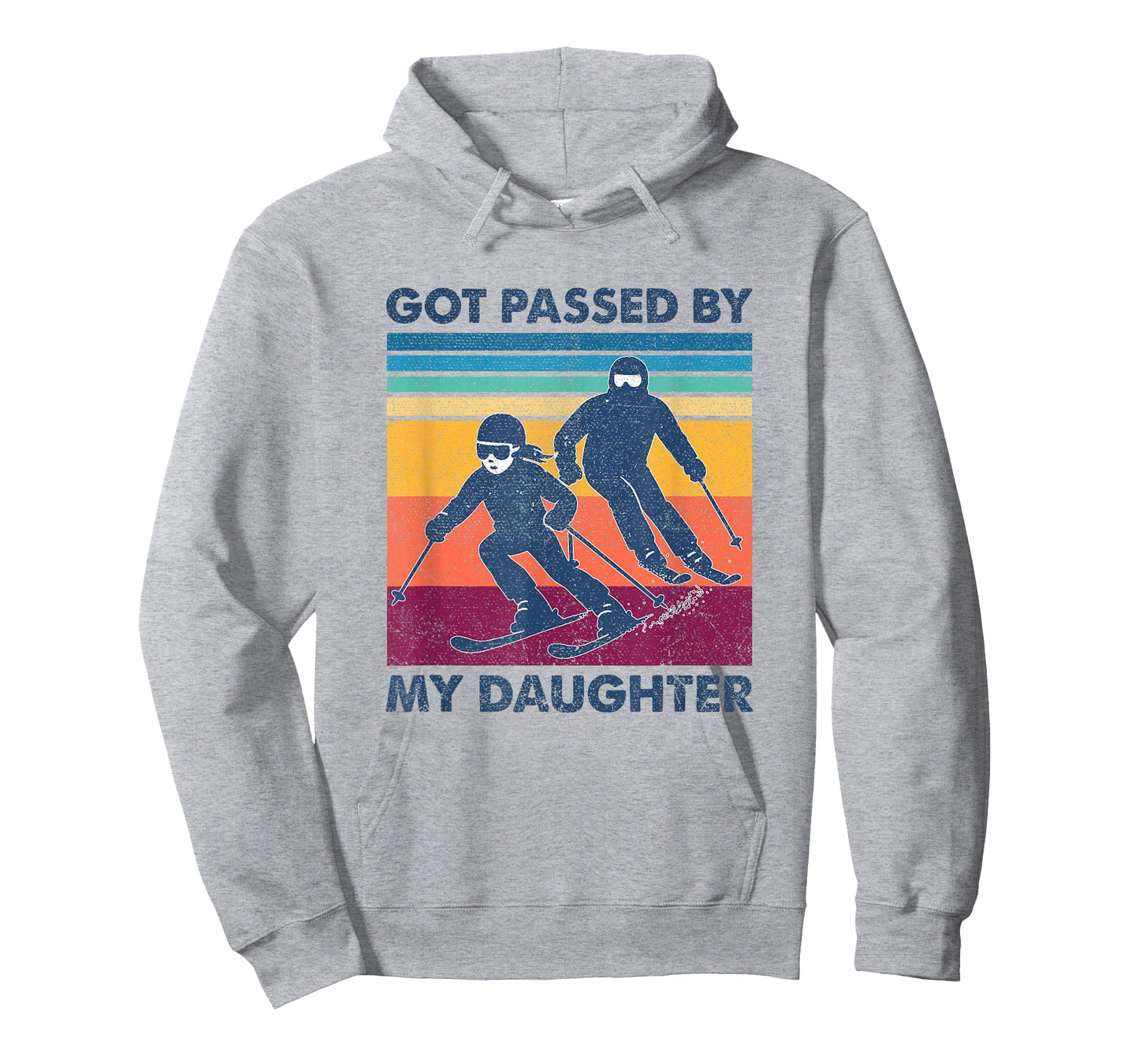 Got Passed by My Daughter Funny Skiing T-Shirt