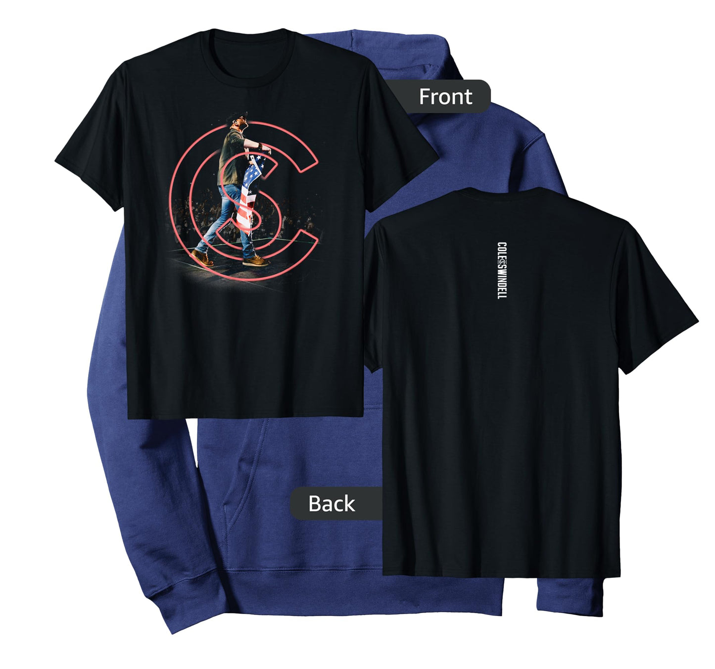 Cole Swindell Flag Tour T-Shirt