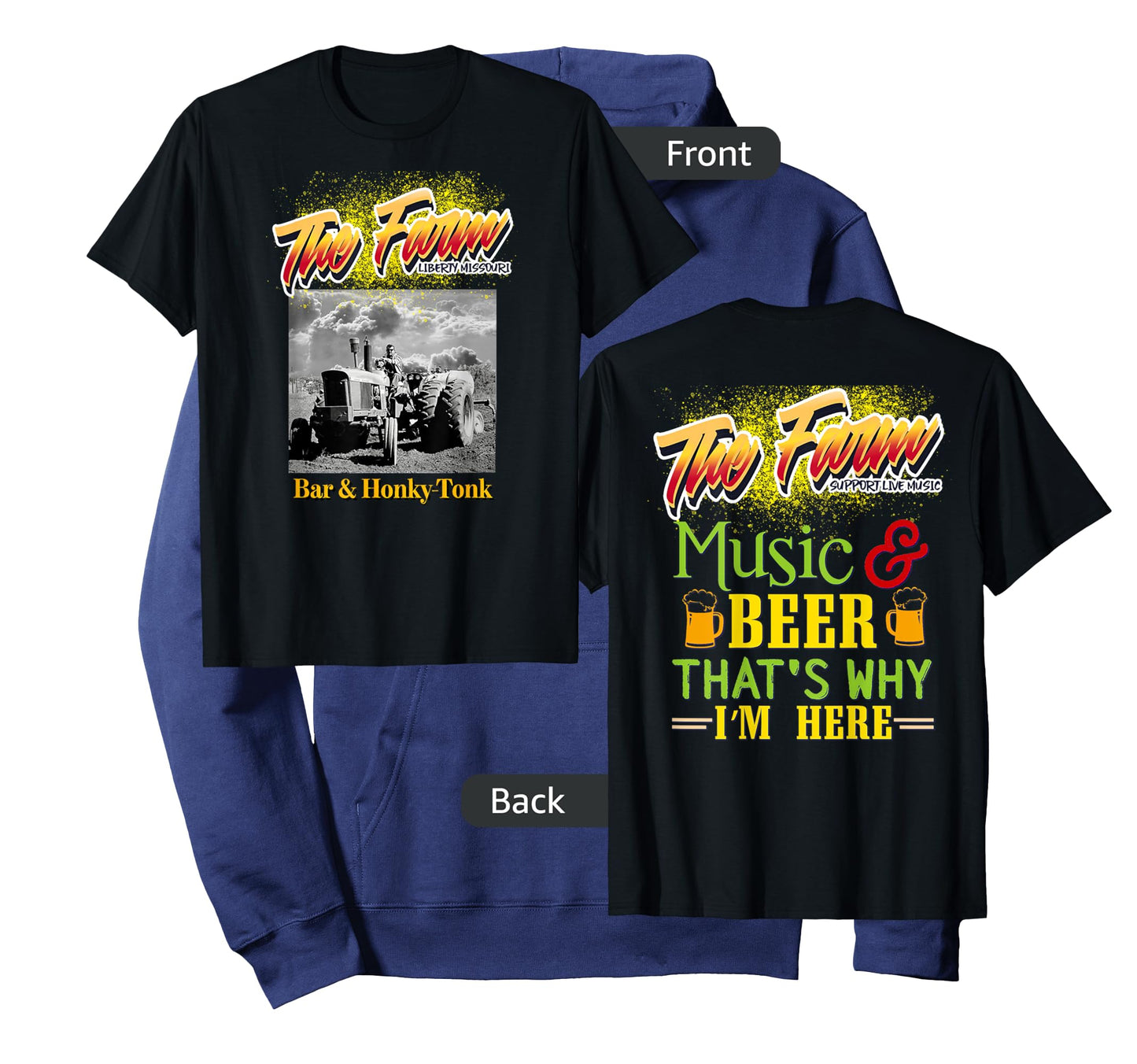 The Farm Liberty Missouri USA Live Music Bar Honky-tonk #1 T-Shirt