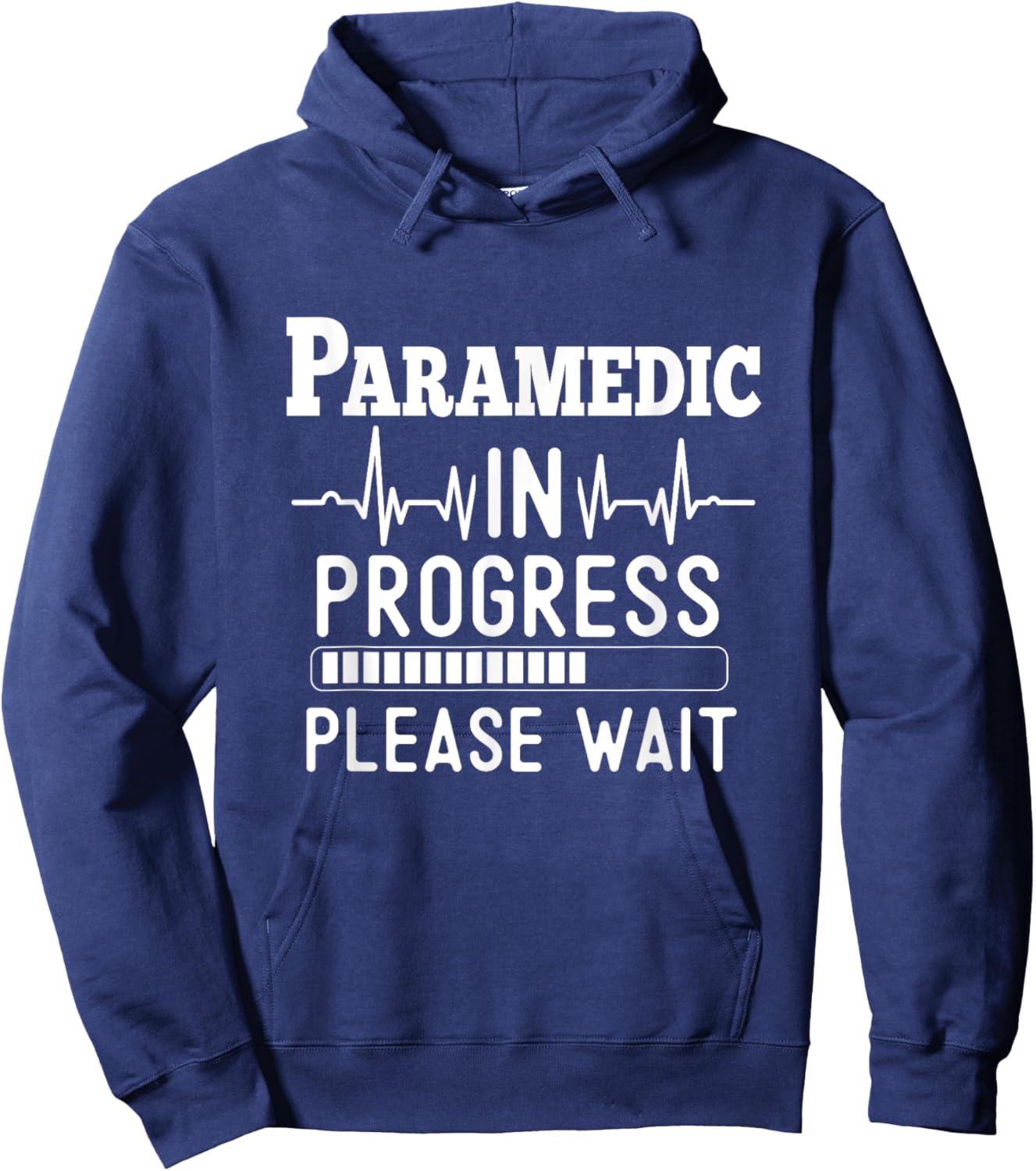 Funny Training, Paramedic In Progress, Medical Student Hoodie - Hoodie | Navy