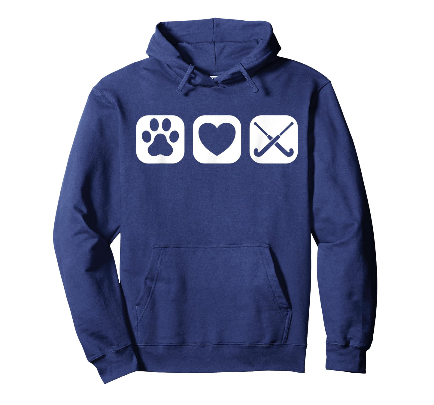 Field Hockey Sticks Dog Paw Love - Field Hockey Team T-Shirt