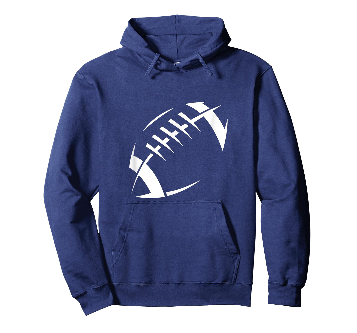 Edgy Modern Football Graphic Minimalist Design Game Day Fans T-Shirt