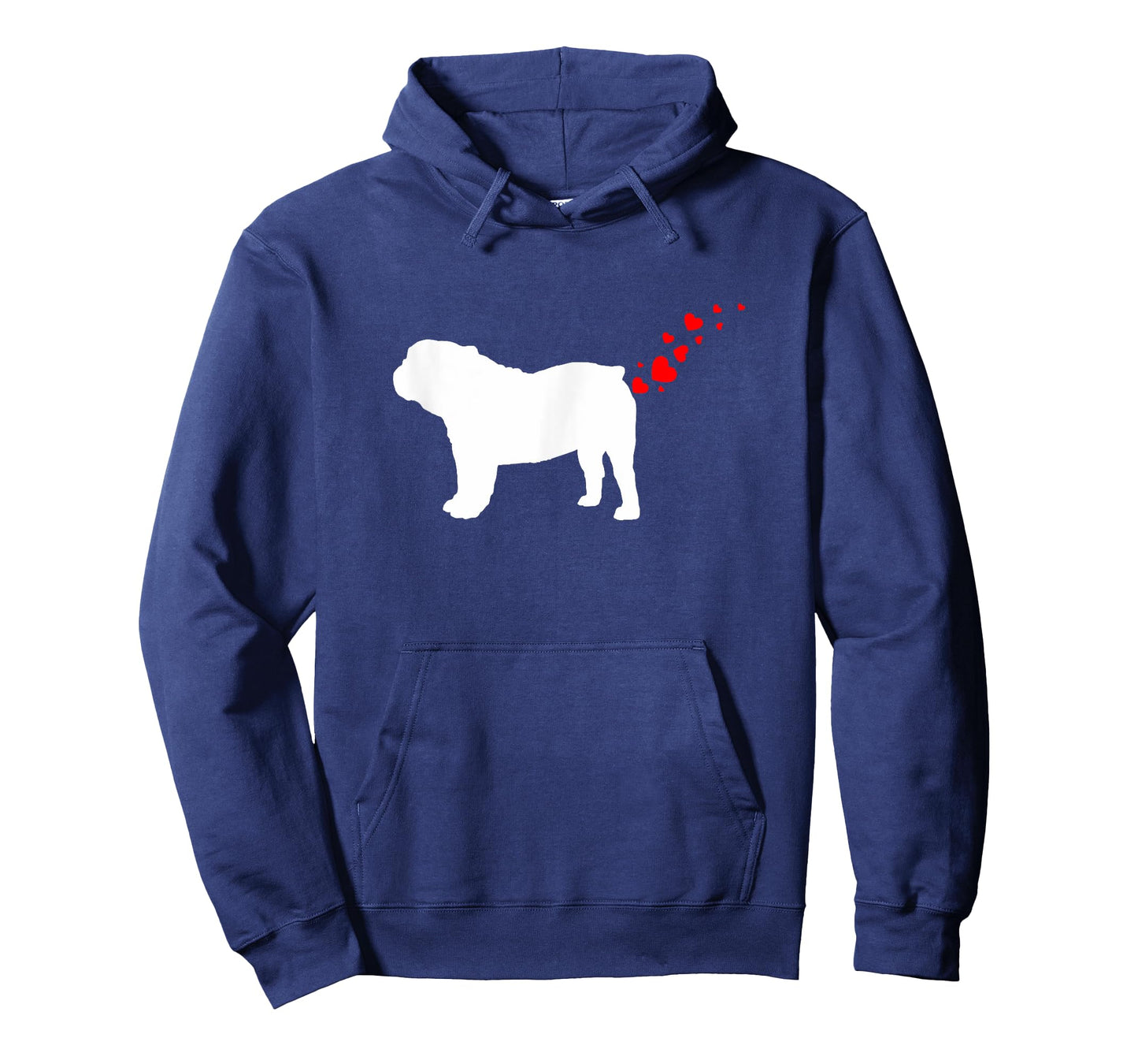 Cute English Bulldog Owner Valentines Day Heart Dog Farts Men Women Girls Kids T-Shirt