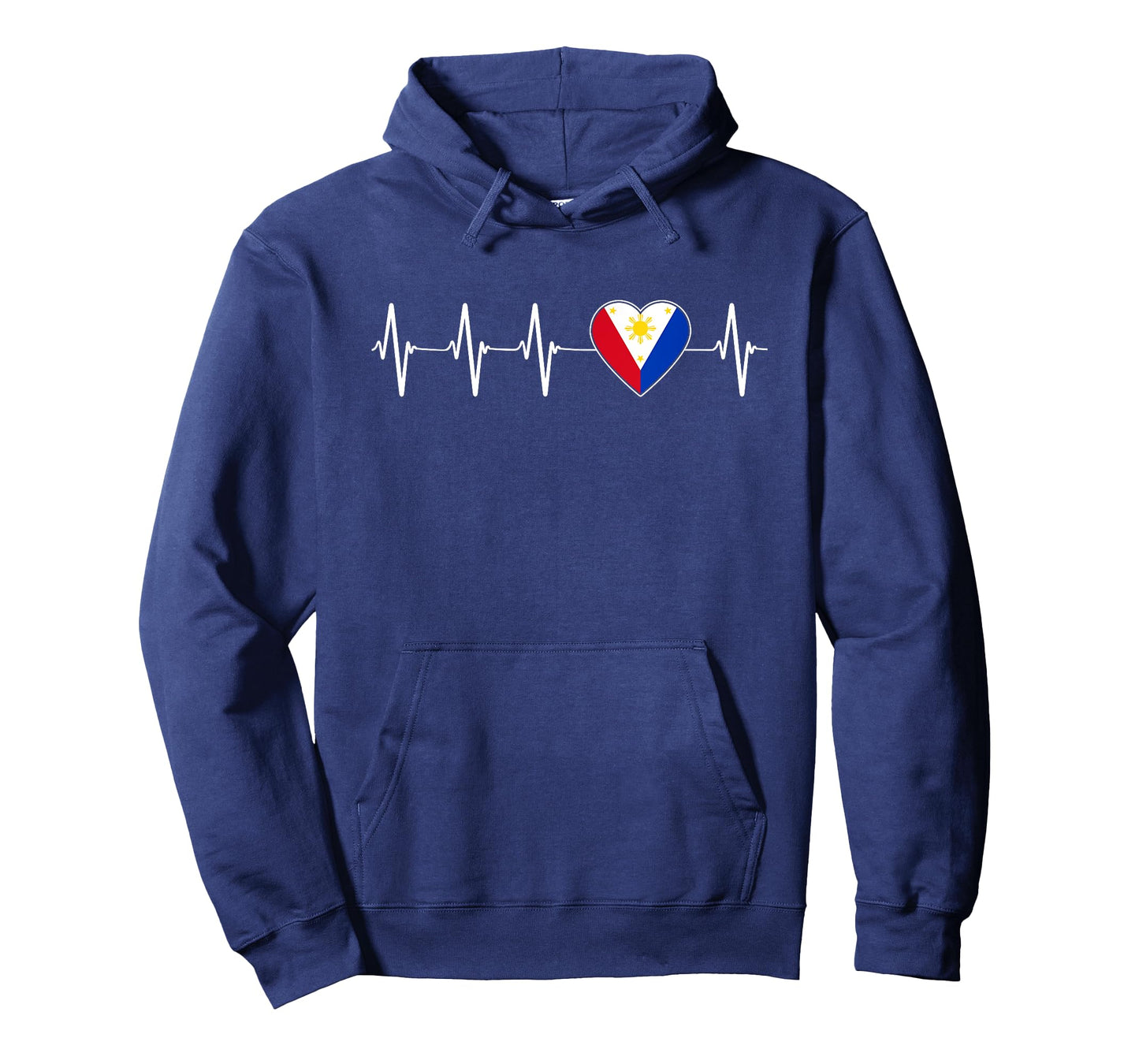 Filipino Heartbeat I Love The Philippines Heart Flag Gift T-Shirt