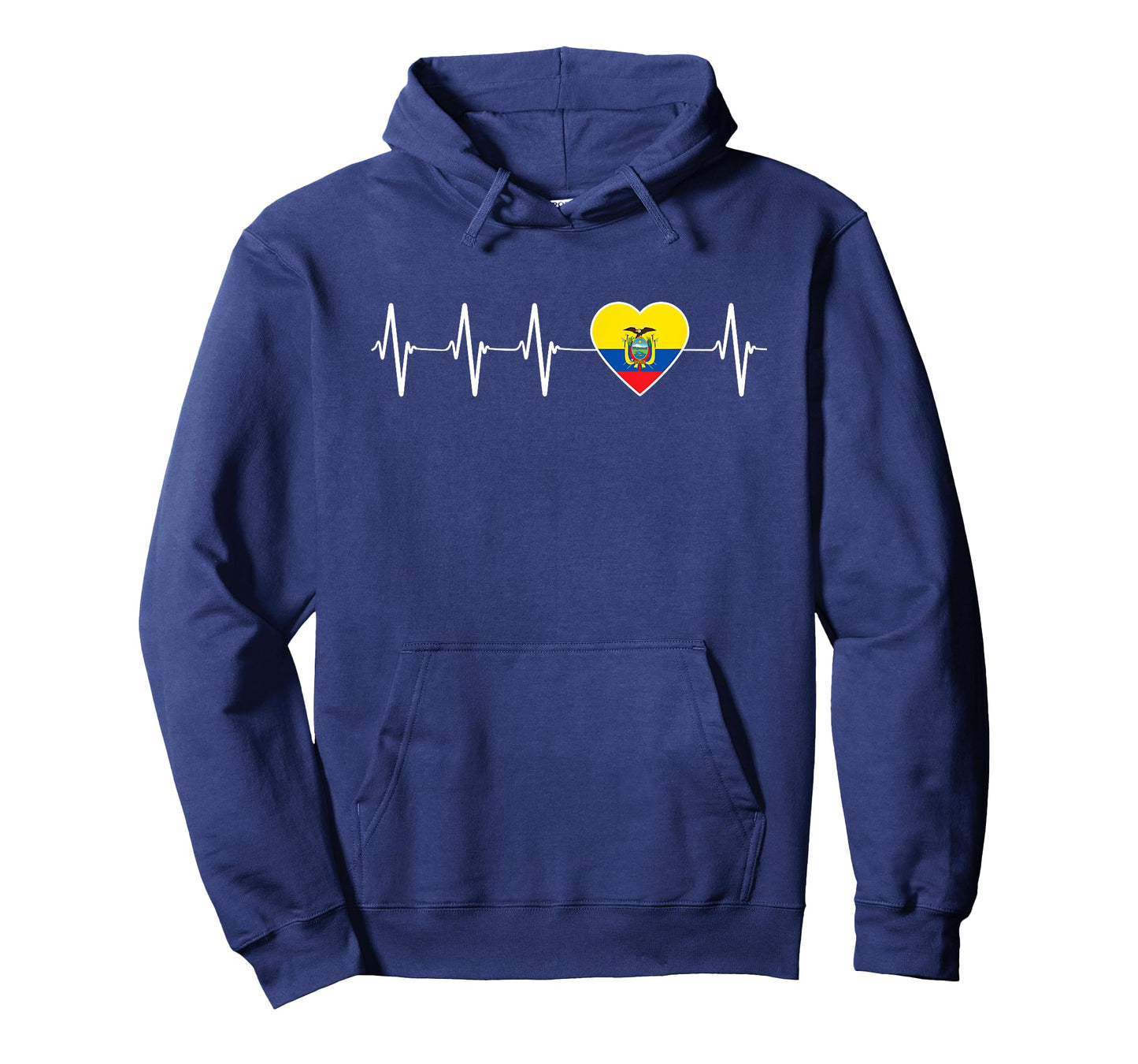 Ecuadorian Heartbeat I Love Ecuador Flag Gift T-Shirt
