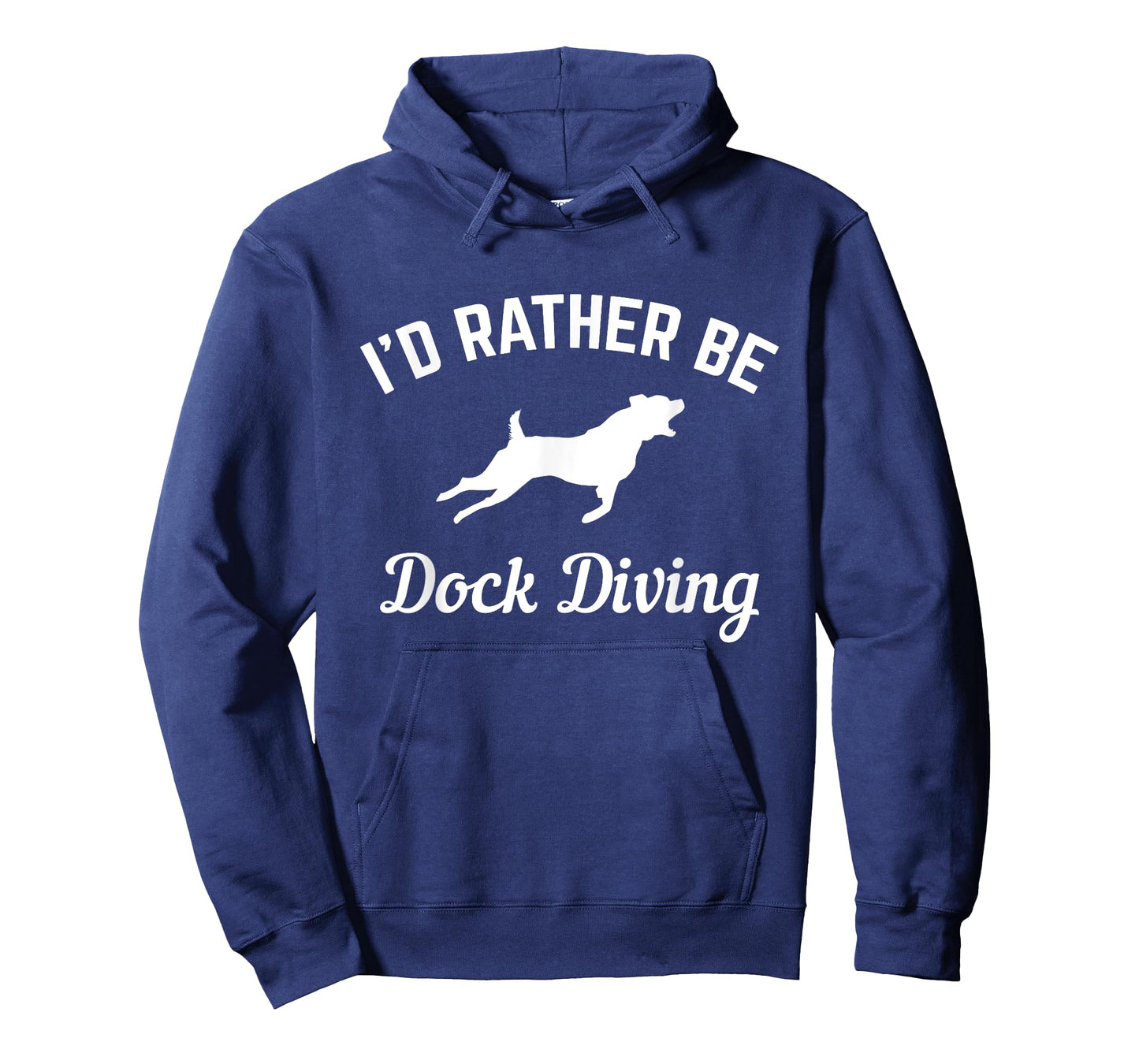 I'd Rather Be Dock Diving - Funny Rottweiler Dog Water Sport Men Women T-Shirt