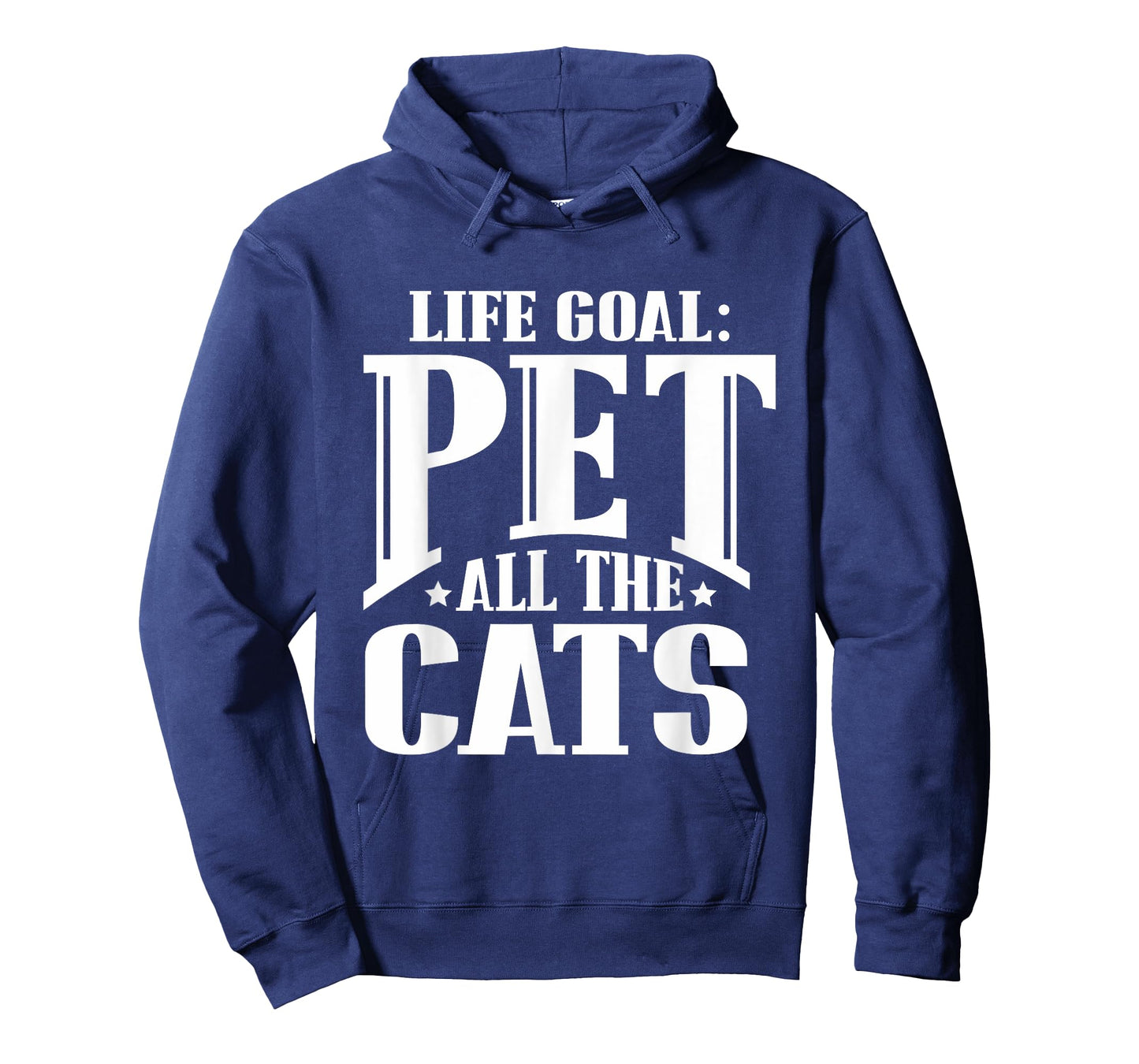 Life Goal Pet All The Cats Funny Cat Lover T Shirt T-Shirt for Men Women Girls Kids