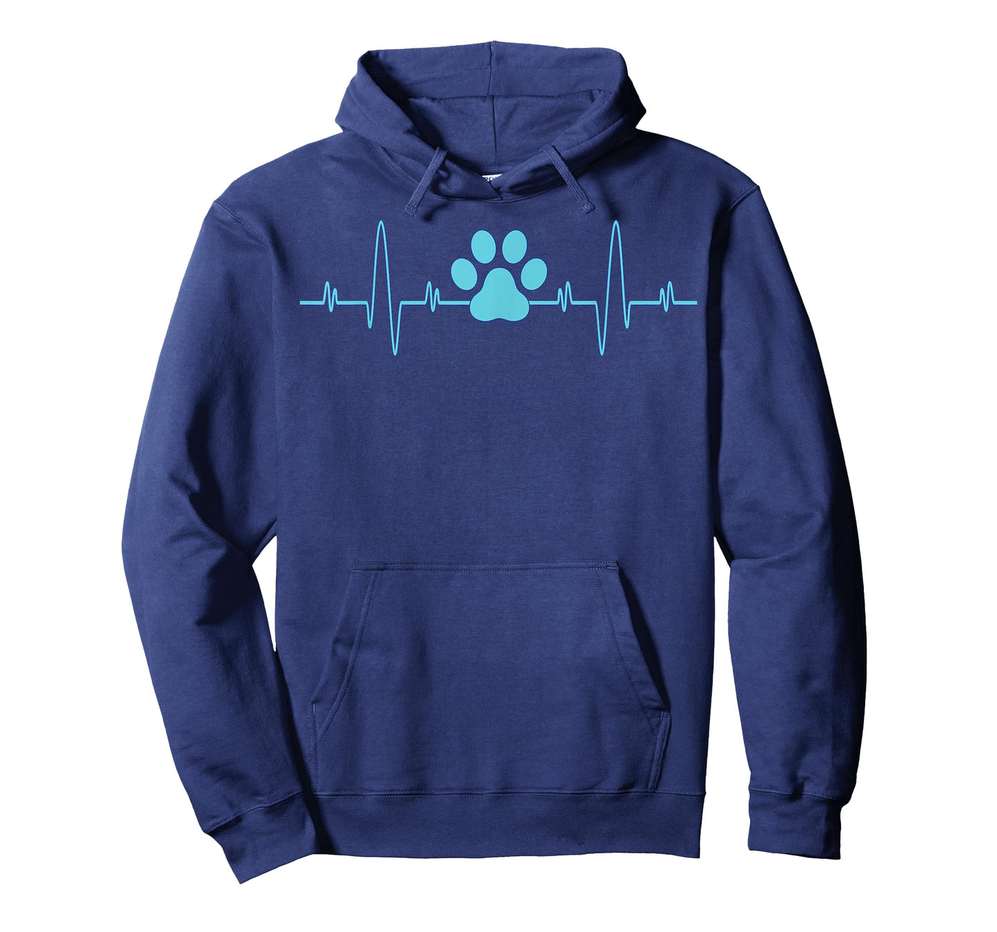 Cute Paw Print Heartbeat Dog Lovers Veterinarian Gifts T-Shirt