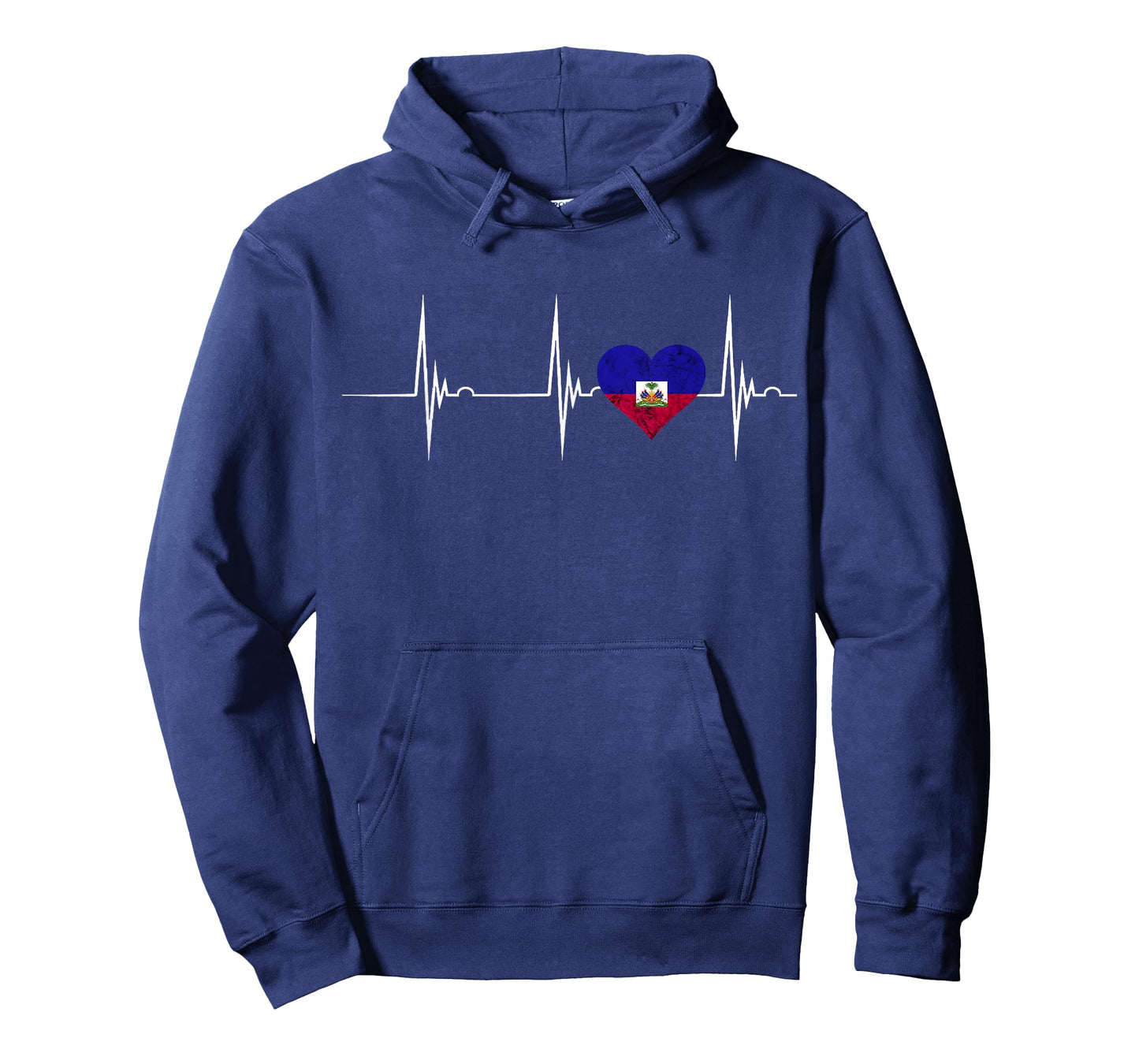 Haiti Heart Haitian Heartbeat EKG Pulse Haiti Pride T-Shirt
