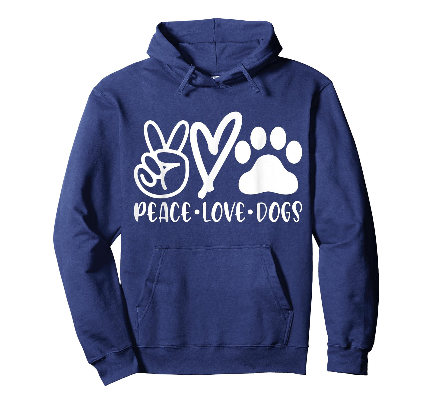 Retro Vintage Peace Love Dog Tshirt Funny Dog Lover Gifts T-Shirt for Men Women