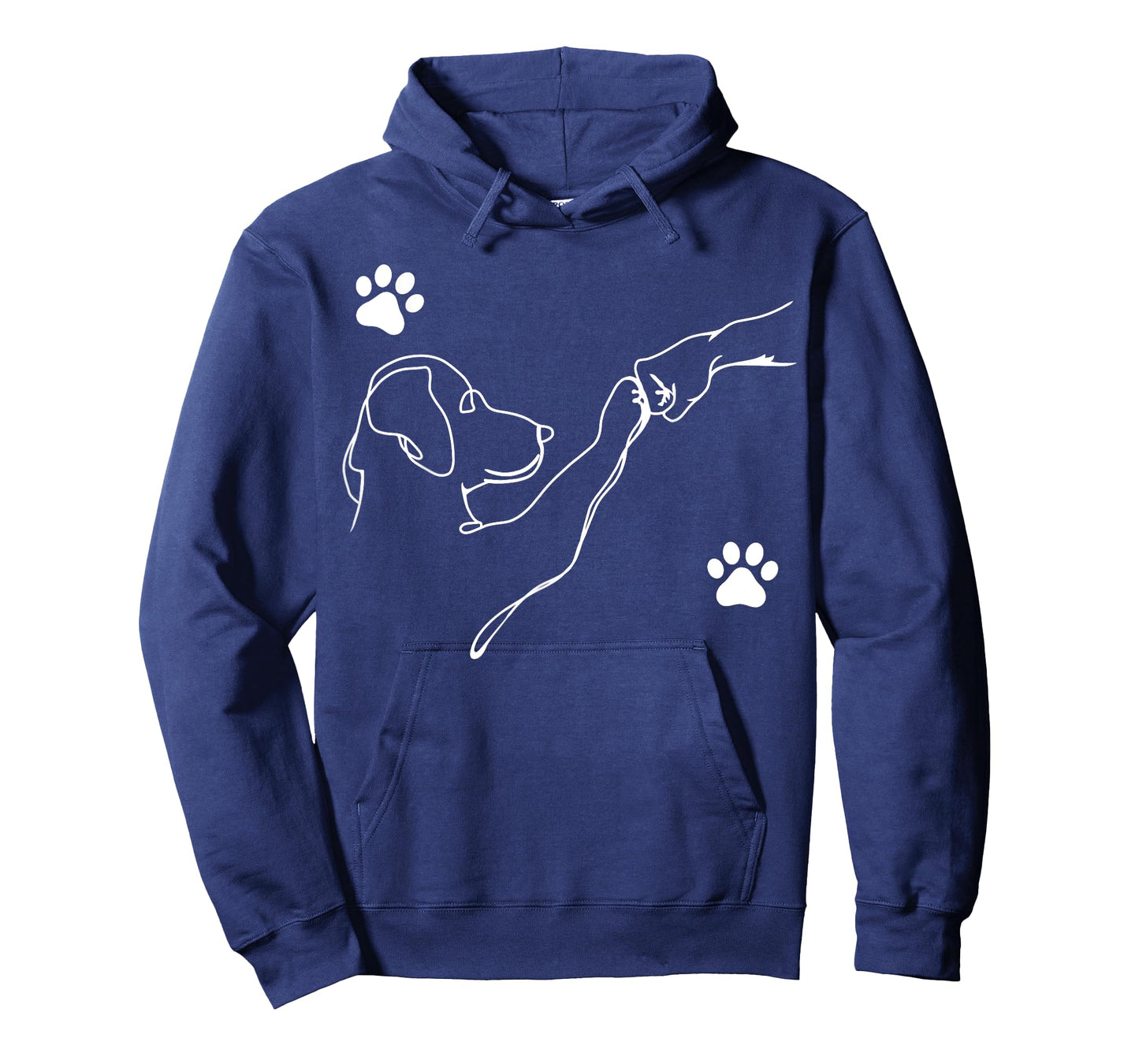 Dog and People Punch Hand Dog Friendship Fist Bump Dog's Paw T-Shirt