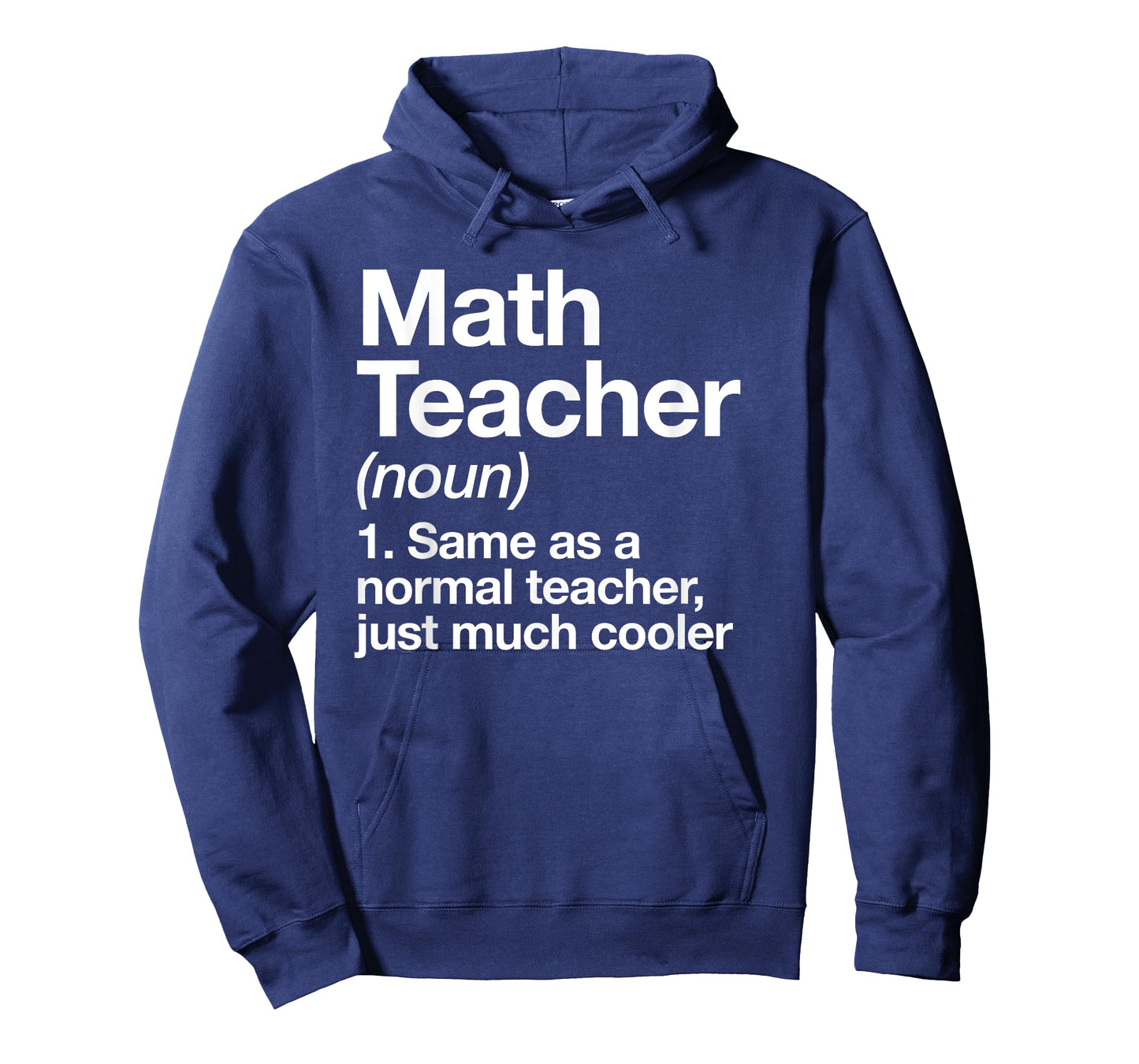 Math Teacher Definition Funny Back to School First Day T-Shirt