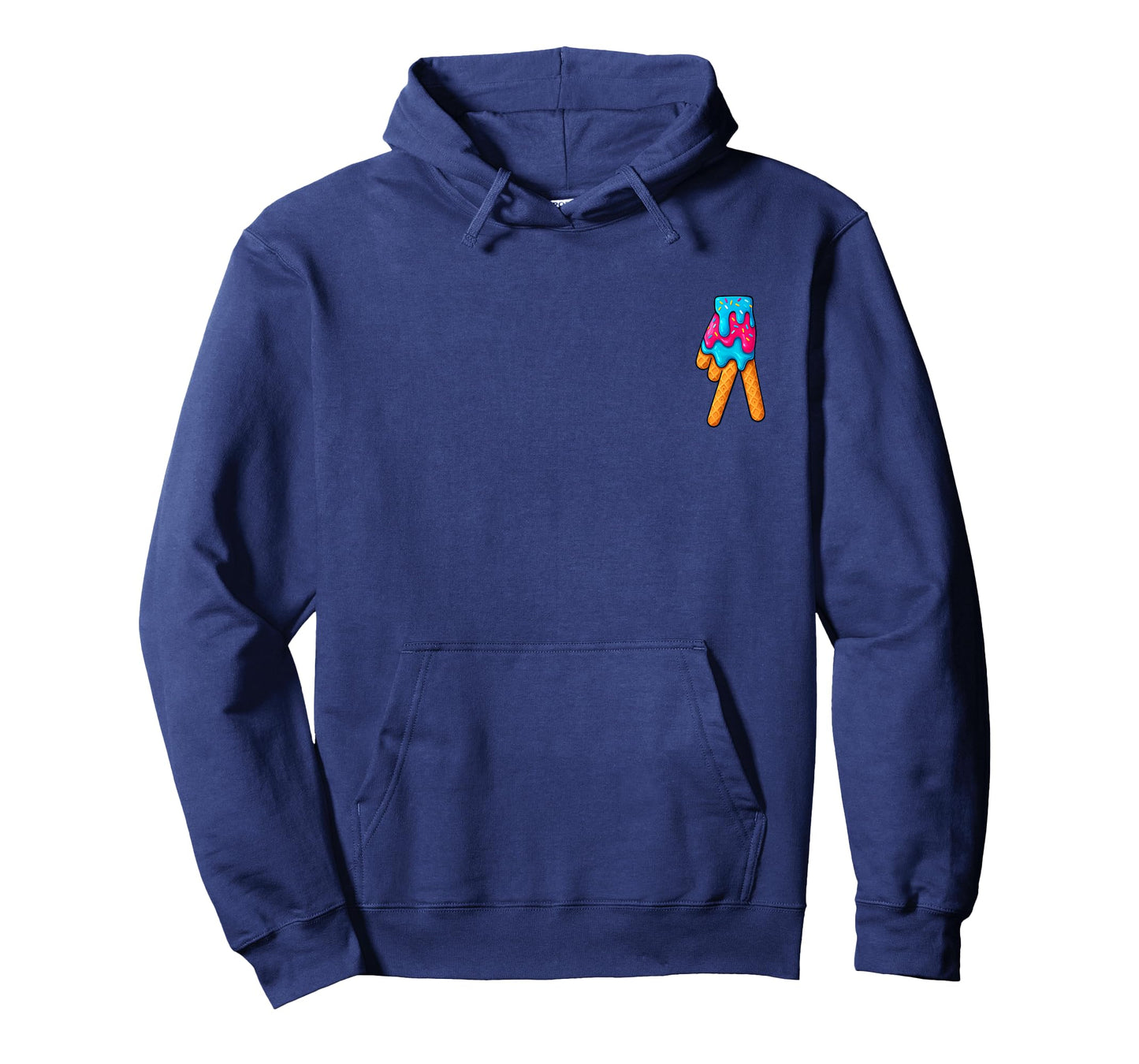 Baseball Ice Cream Drip Boys Home Plate Glove Respect Drip T-Shirt