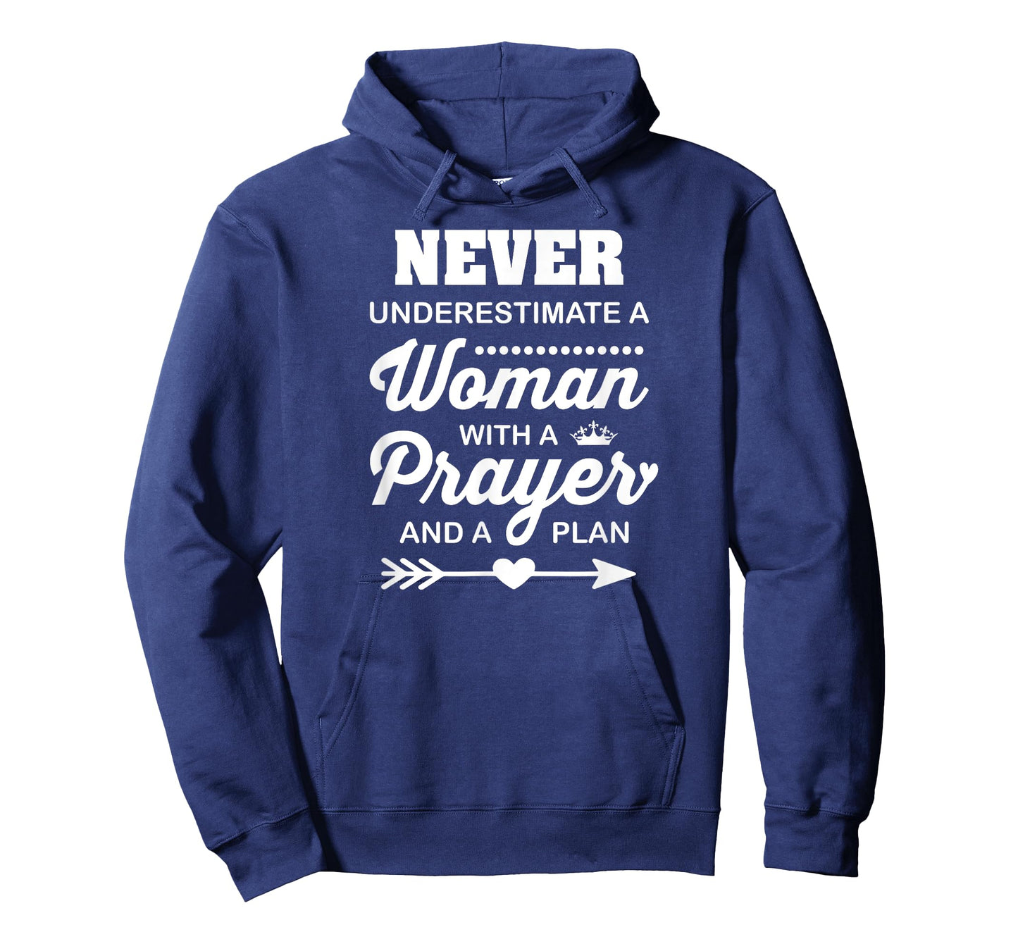 Christian Women, Never Underestimate A Woman With A Prayer . T-Shirt