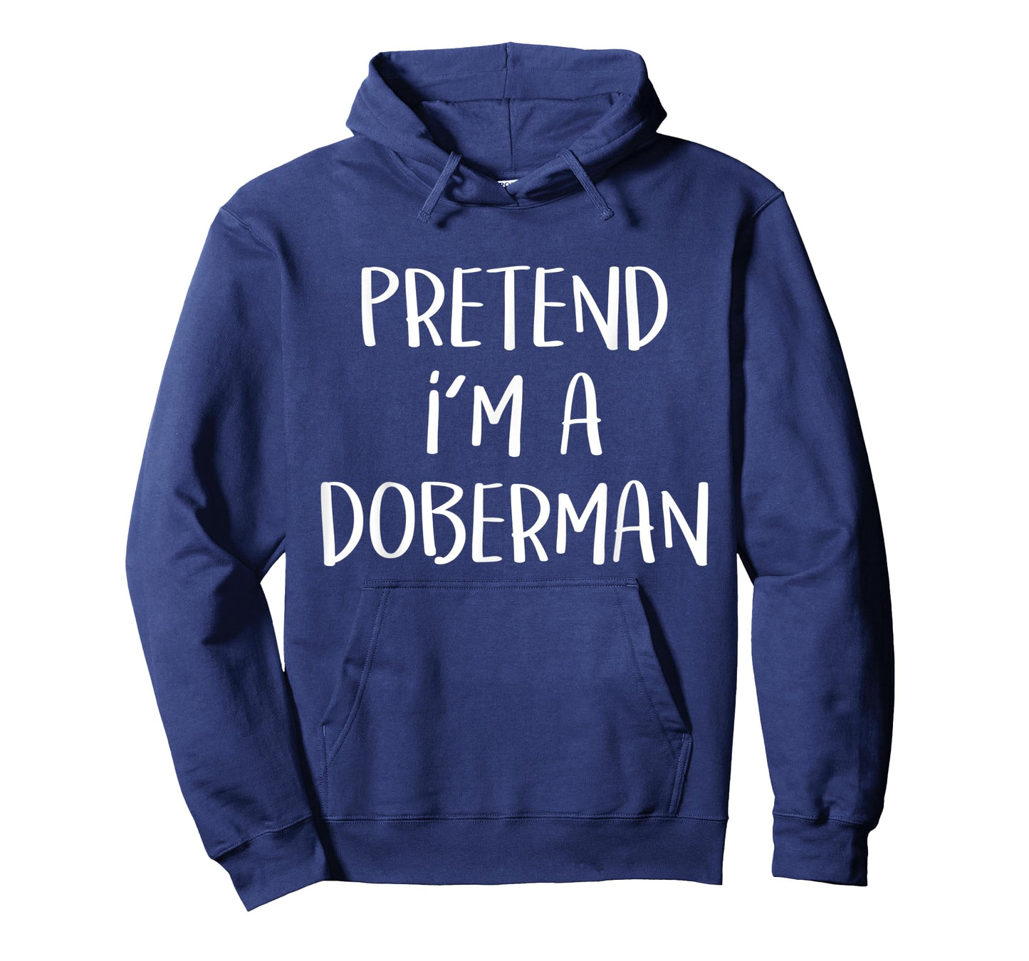 Pretend I'm A Doberman Dog Costume Funny Halloween Party T-Shirt