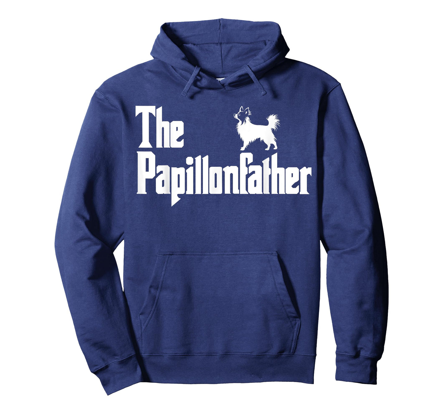 The PapillonFather Funny Papillon Dog Dad Men T-Shirt