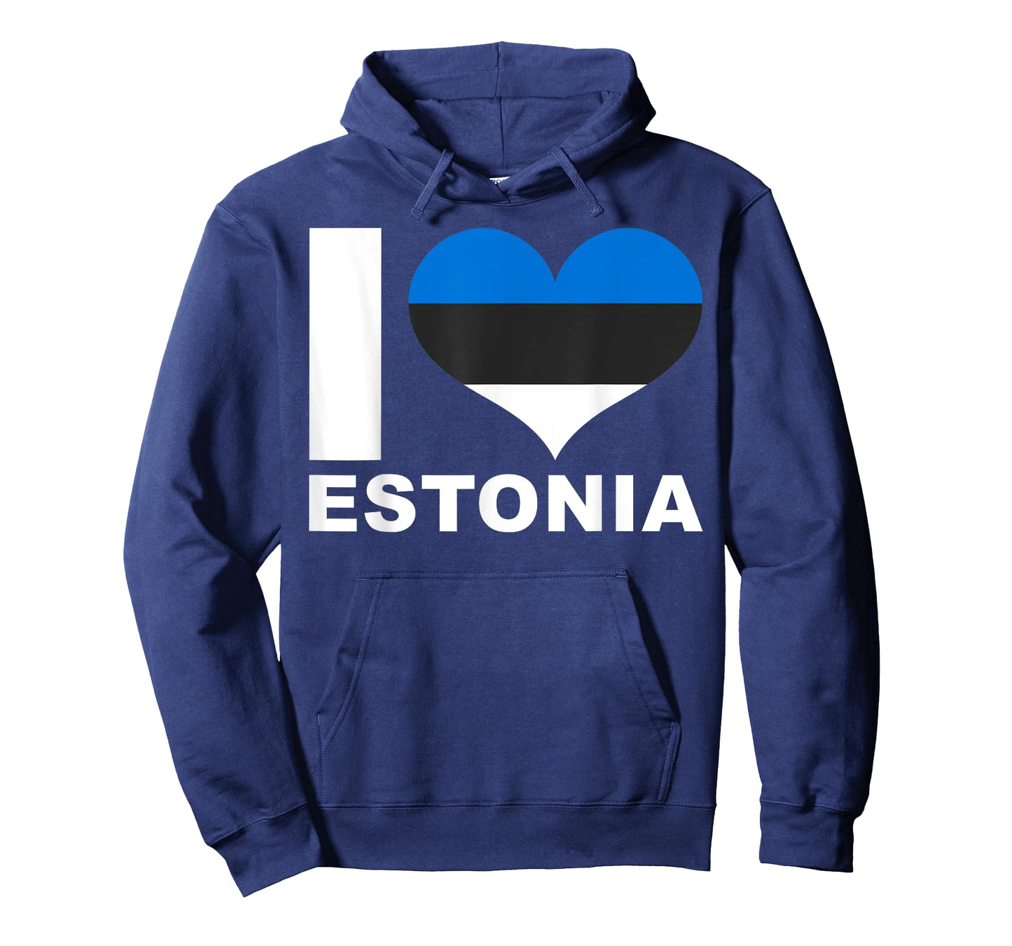 I Love Estonia - Heart Flag Estonia T-Shirt