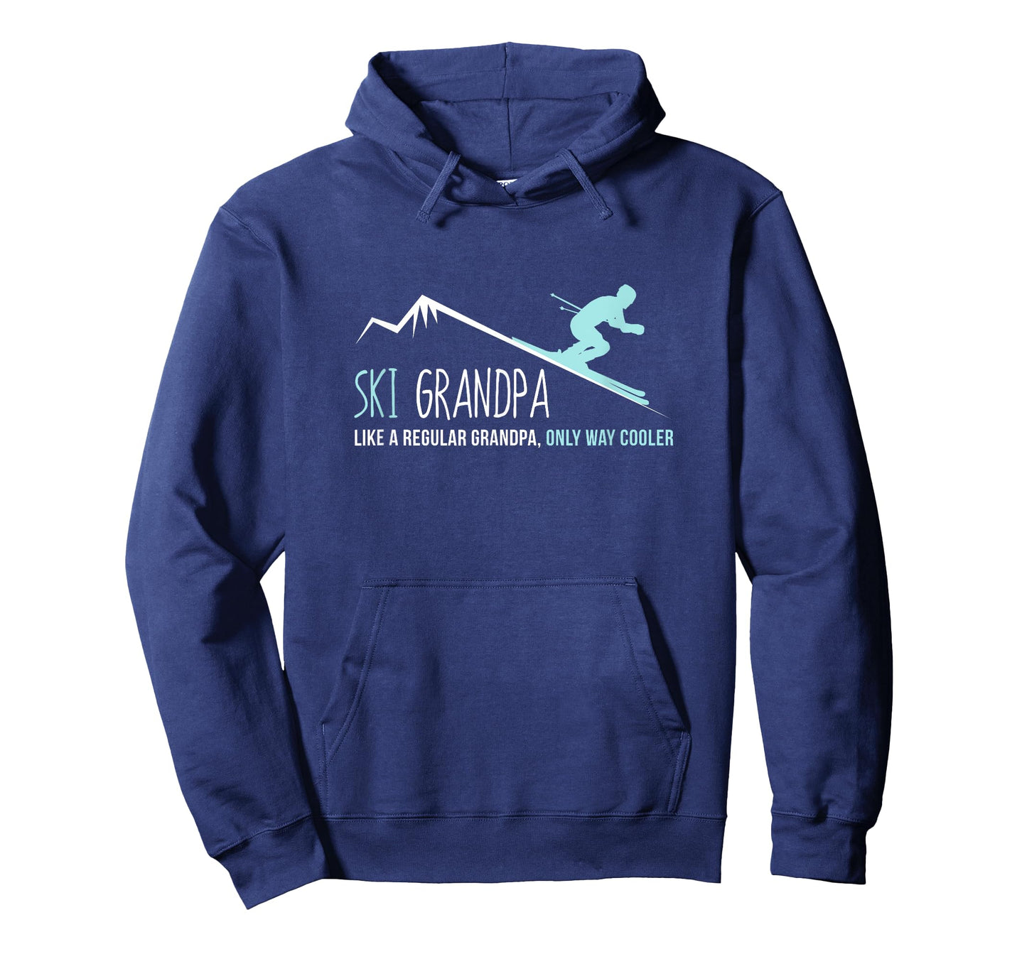 Ski Grandpa Funny Cute Winter Skiing Gift T-Shirt
