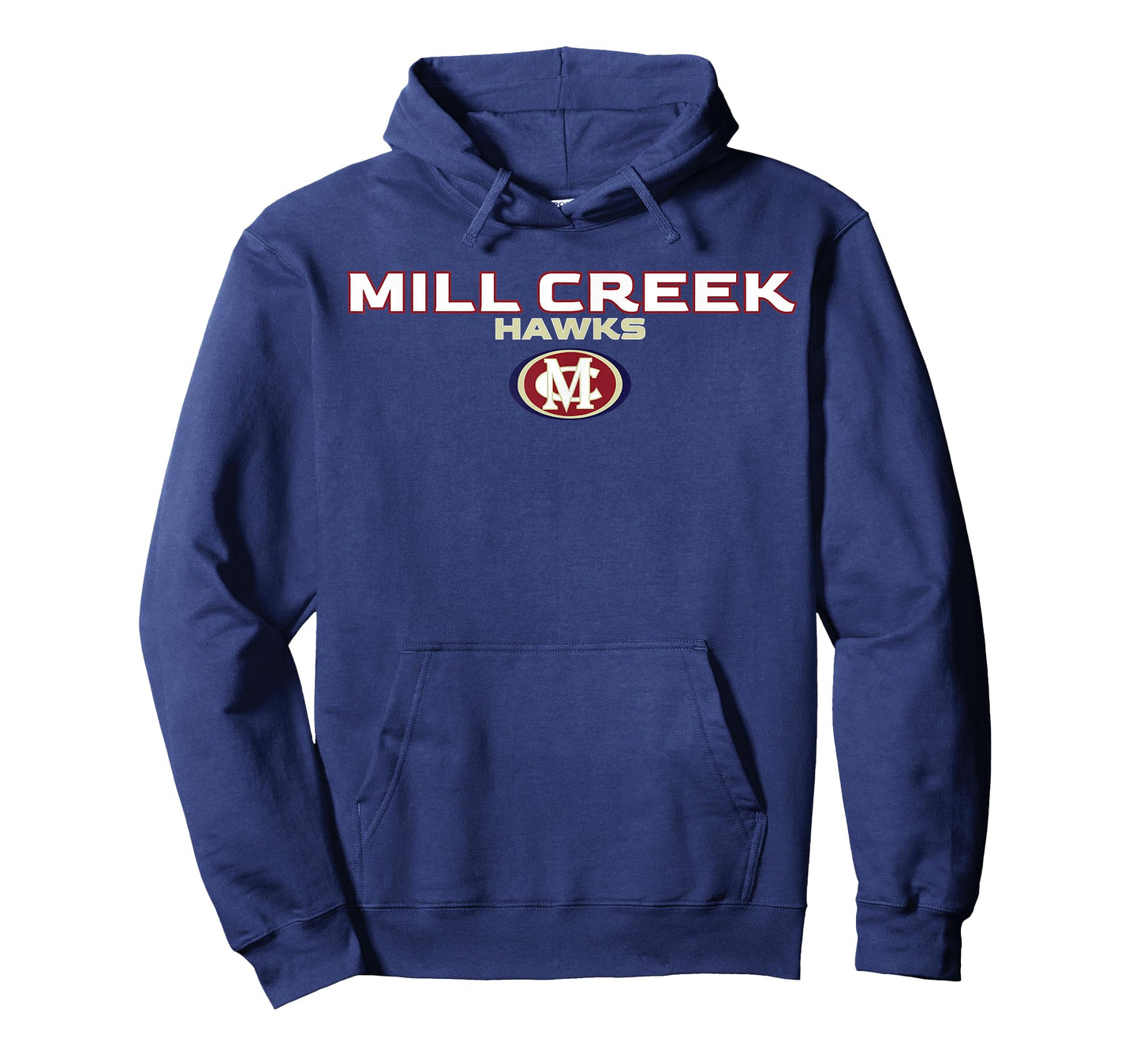 Mill Creek High School Hawks Stacked T-Shirt