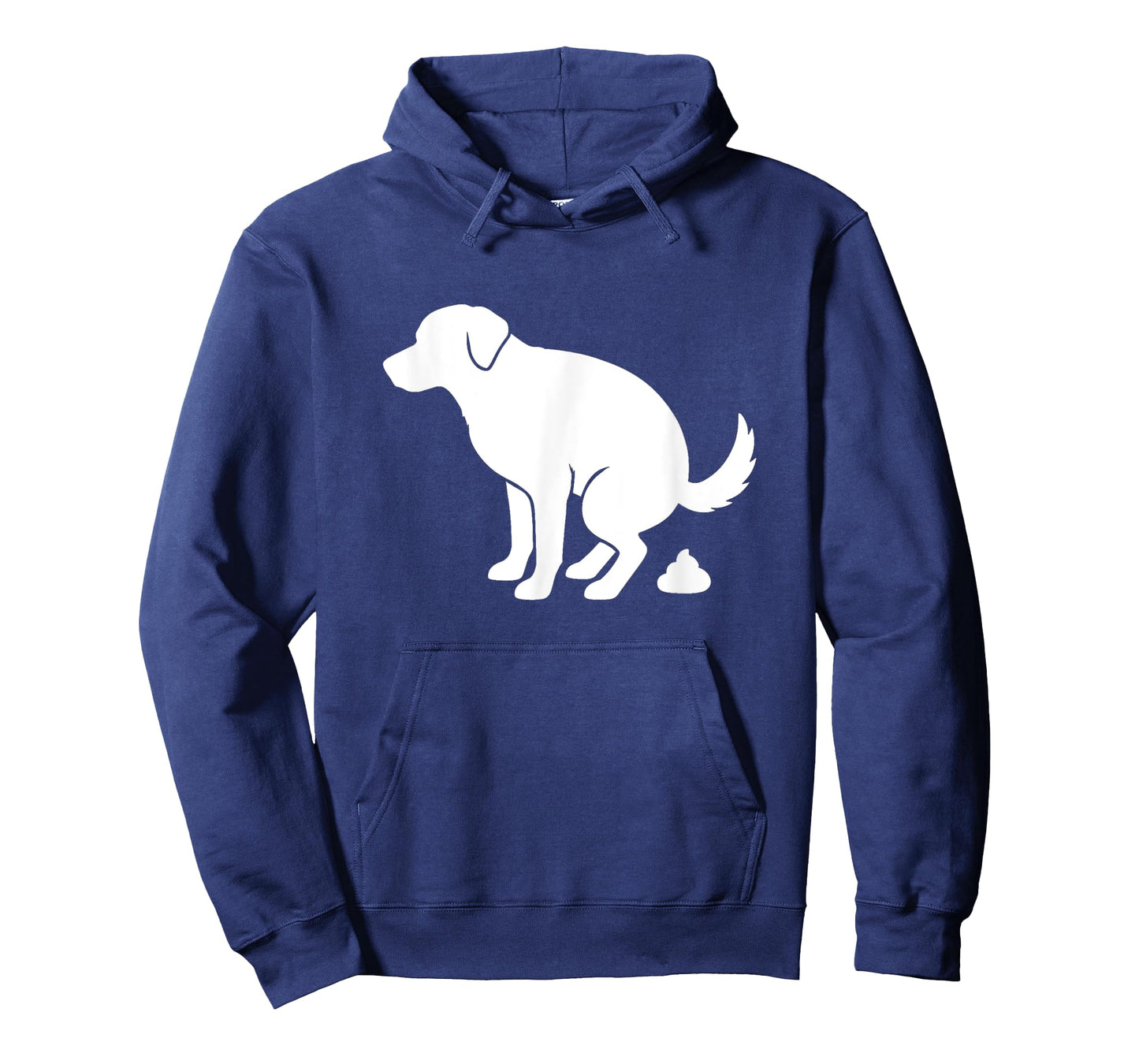 Funny Dog Silhouette Costume for Pooping Dogs Lovers T-Shirt