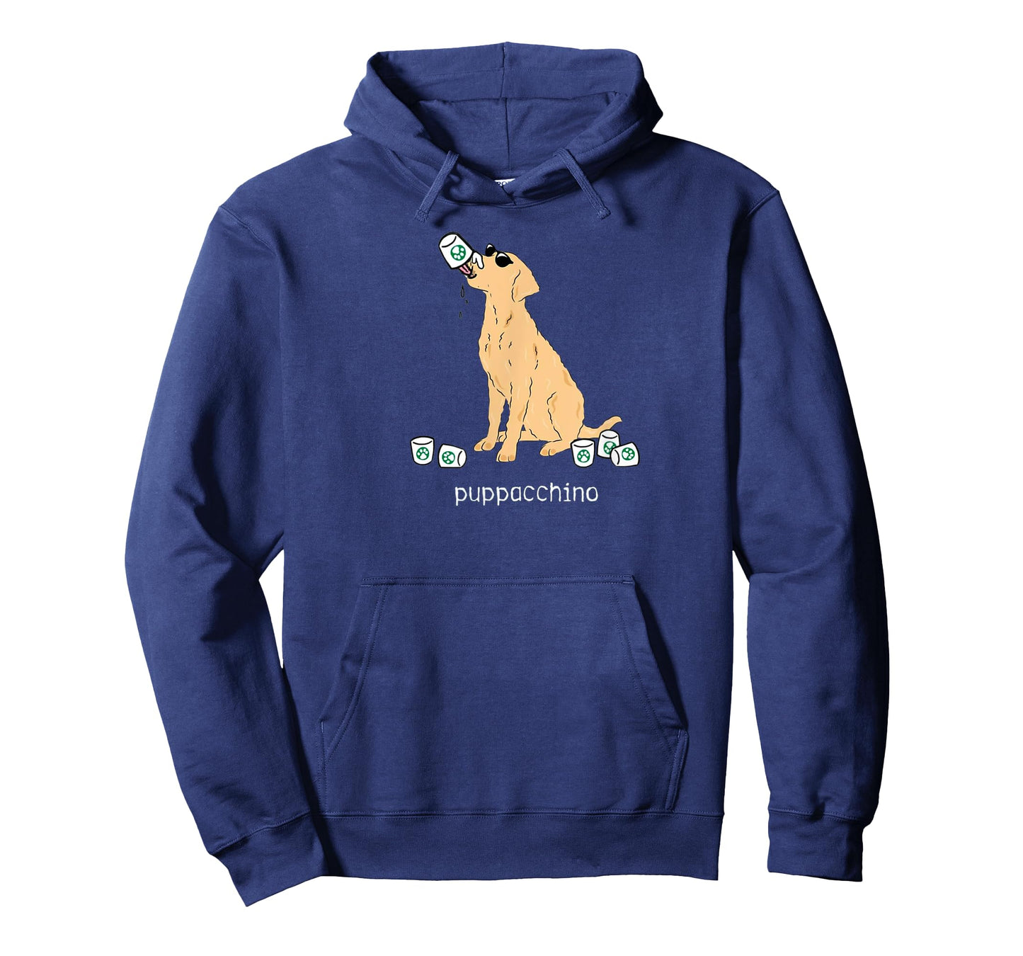 Puppachino Funny Cute Dog Pup Cup Pun Pet Owners Dog Love Men Women Kids T-Shirt