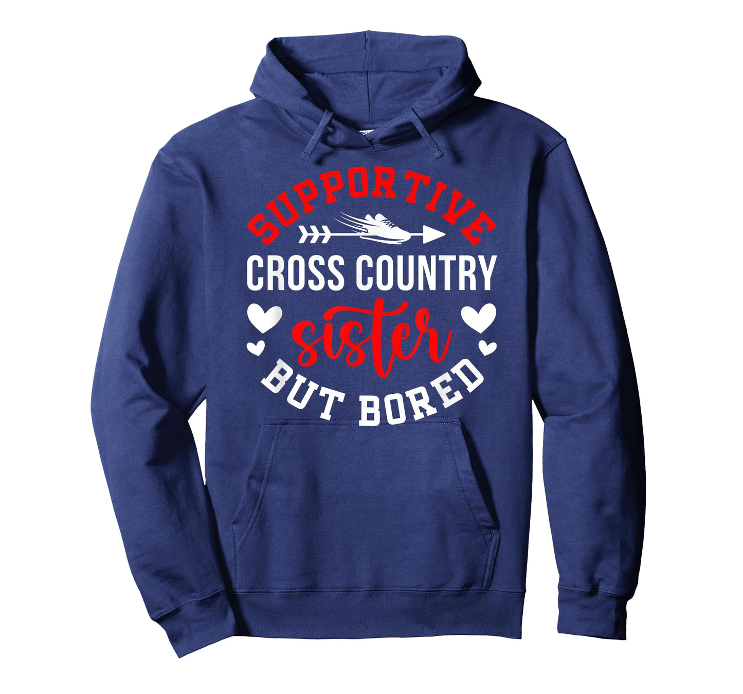 Funny Cross Country Sister Of A Cross Country Runner Sis T-Shirt