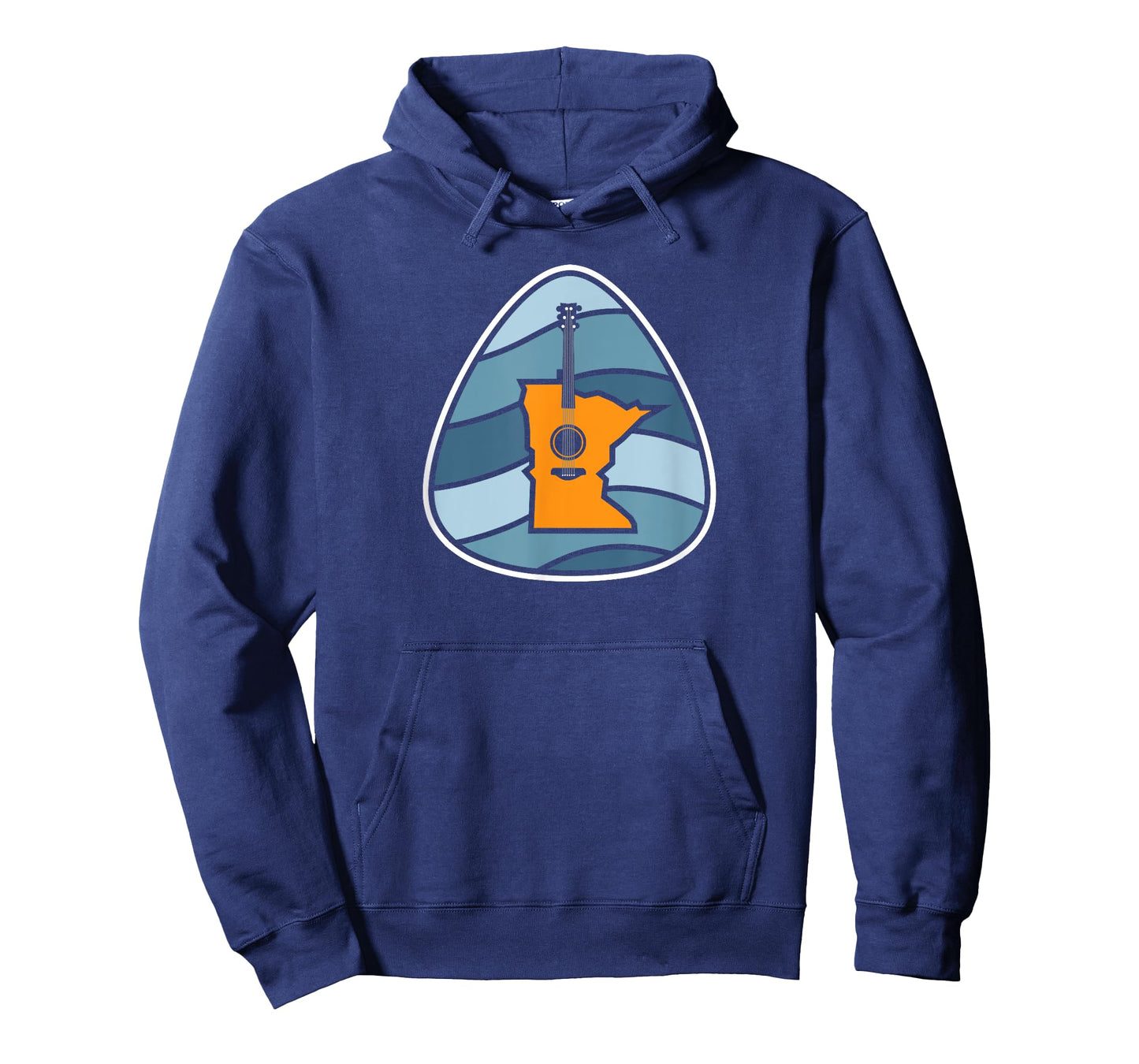 Retro Minnesota Music Acoustic Guitar Rock T-Shirt