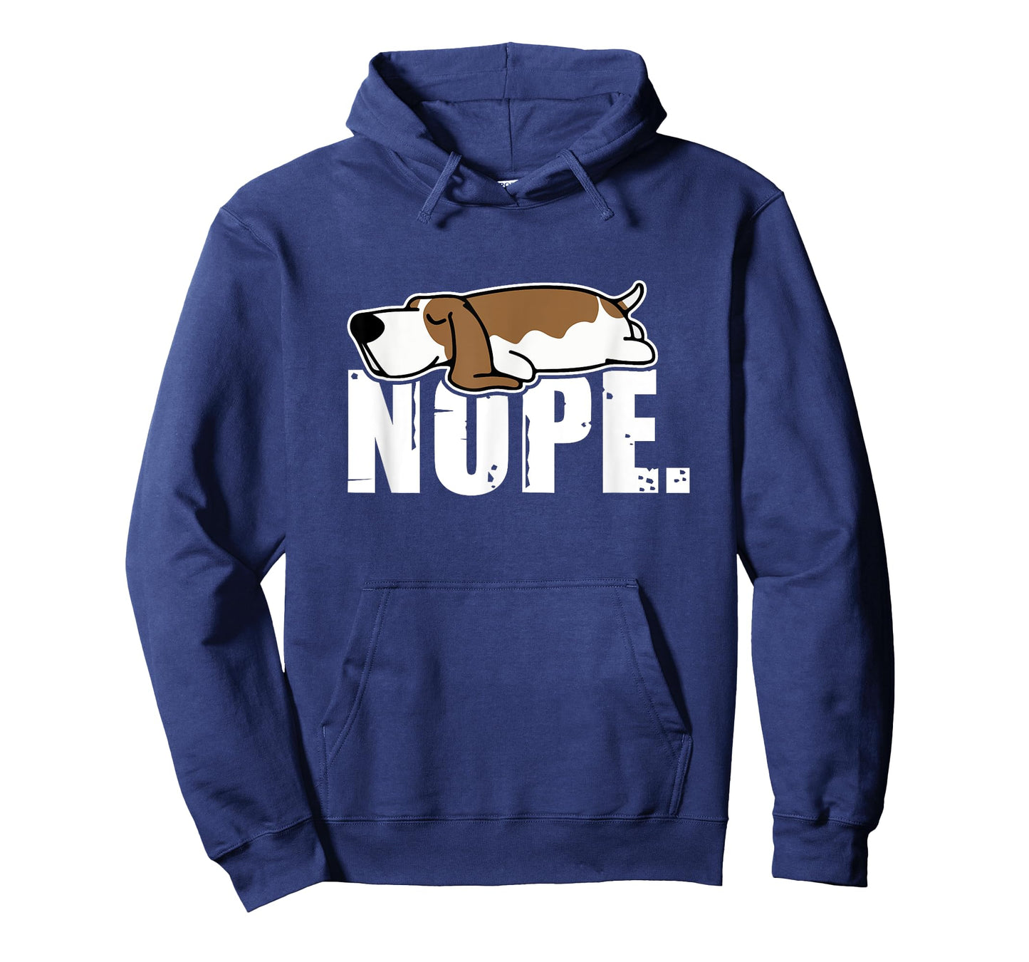 Nope Lazy Basset Hound Dog Sleeping Funny Dog Lovers T-shirt Men Women Kids T-Shirt