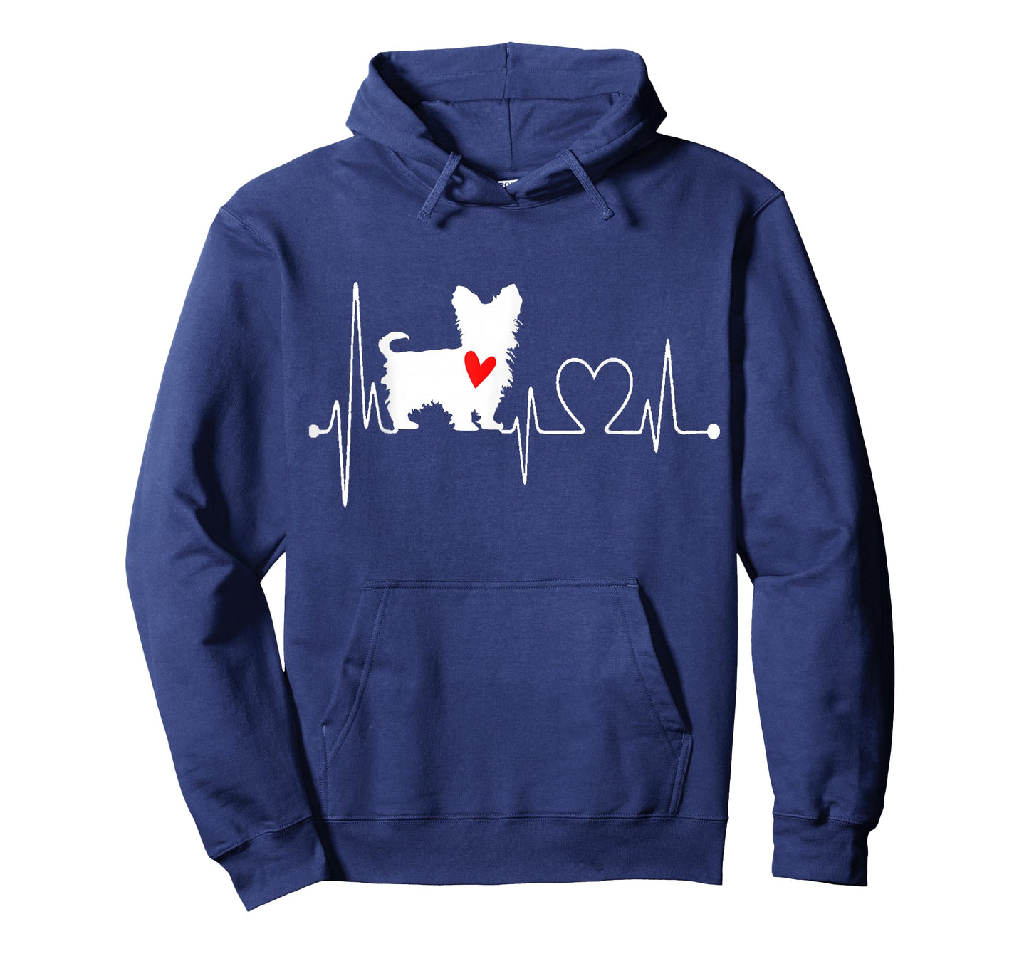 Morkie My Heartbeat EKG Funny Dogs My Cardio Dog Lovers T-Shirt