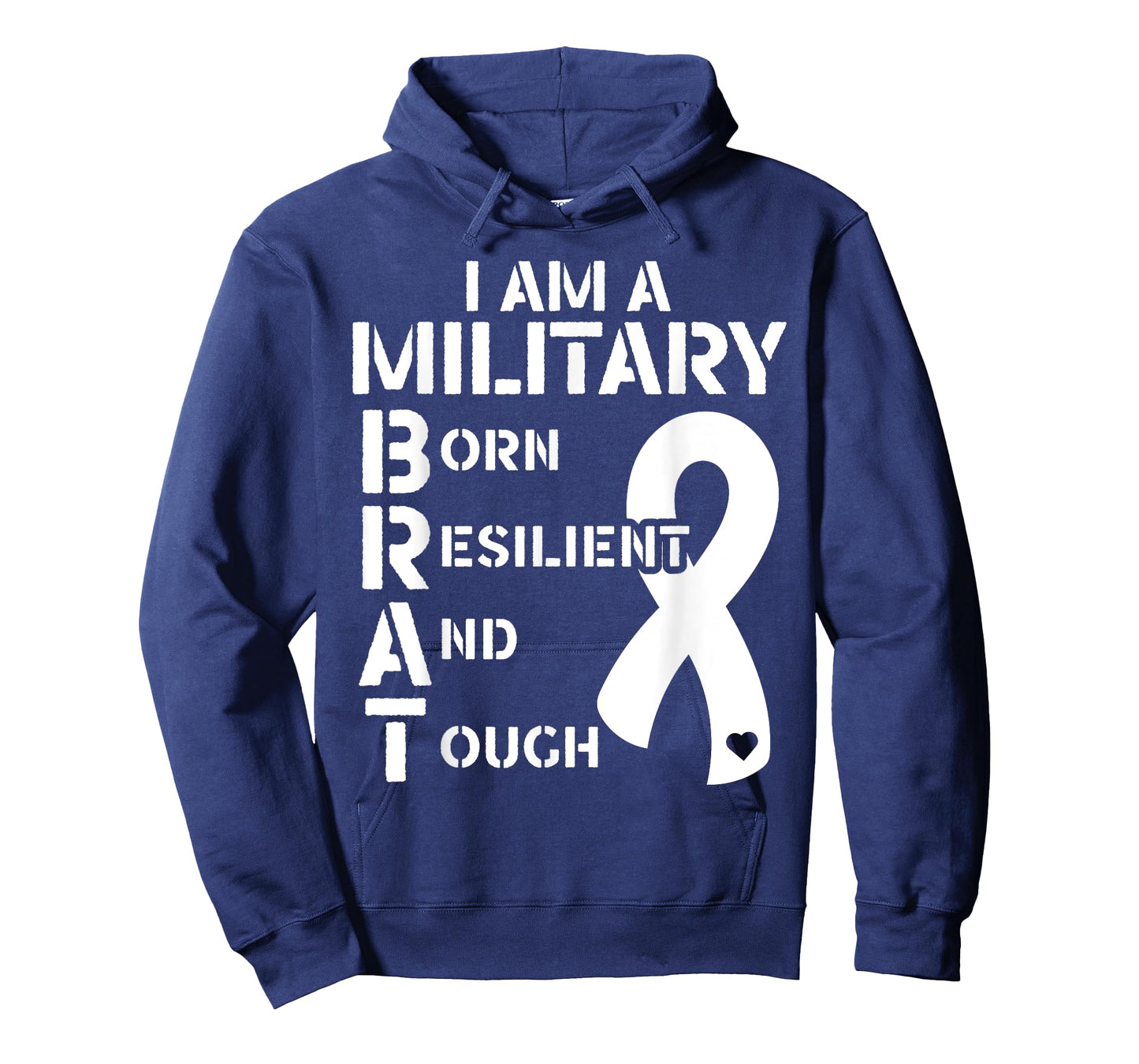 I Am A Military Brat Veteran Soldier Military Child Month T-Shirt