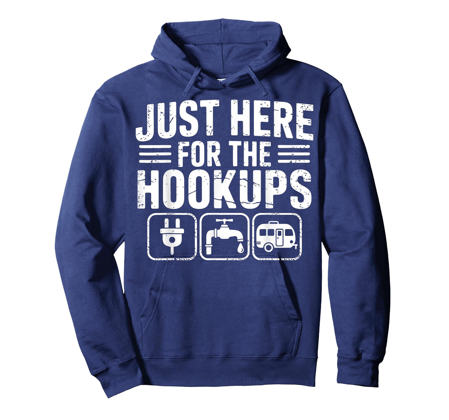 Just Here for the Hookups Funny Camping Rv Camper Motorhome T-Shirt