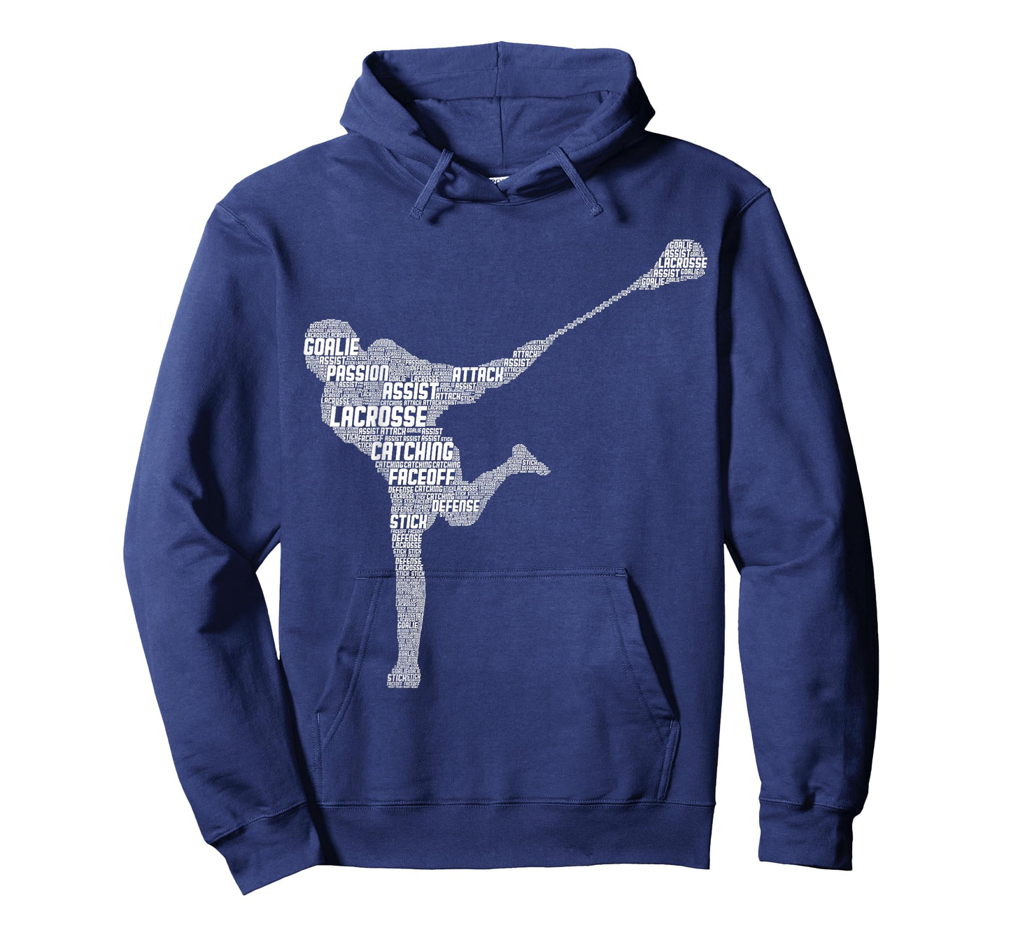Lacrosse Player Youth Kids Boys Men T-Shirt