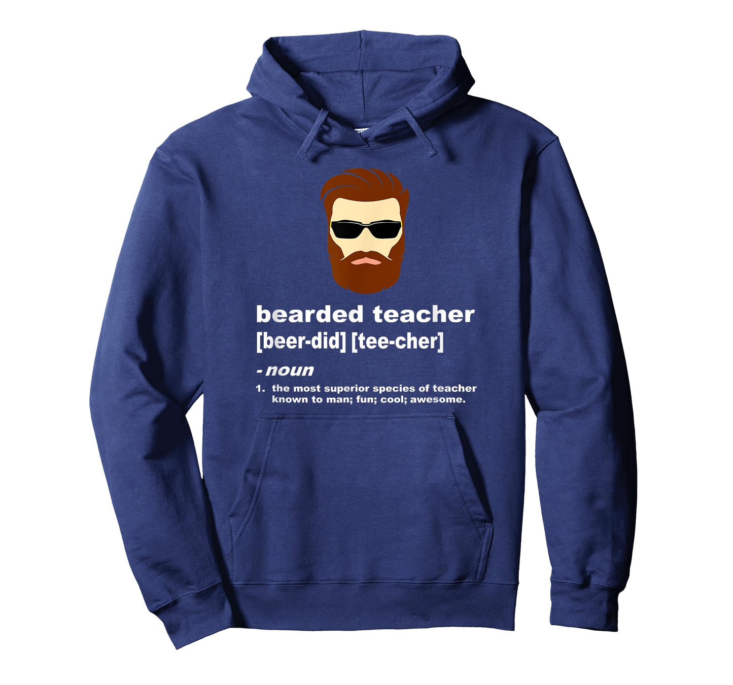 Funny Beard Teacher Shirt; Teacher Appreciation Gift for Men T-Shirt