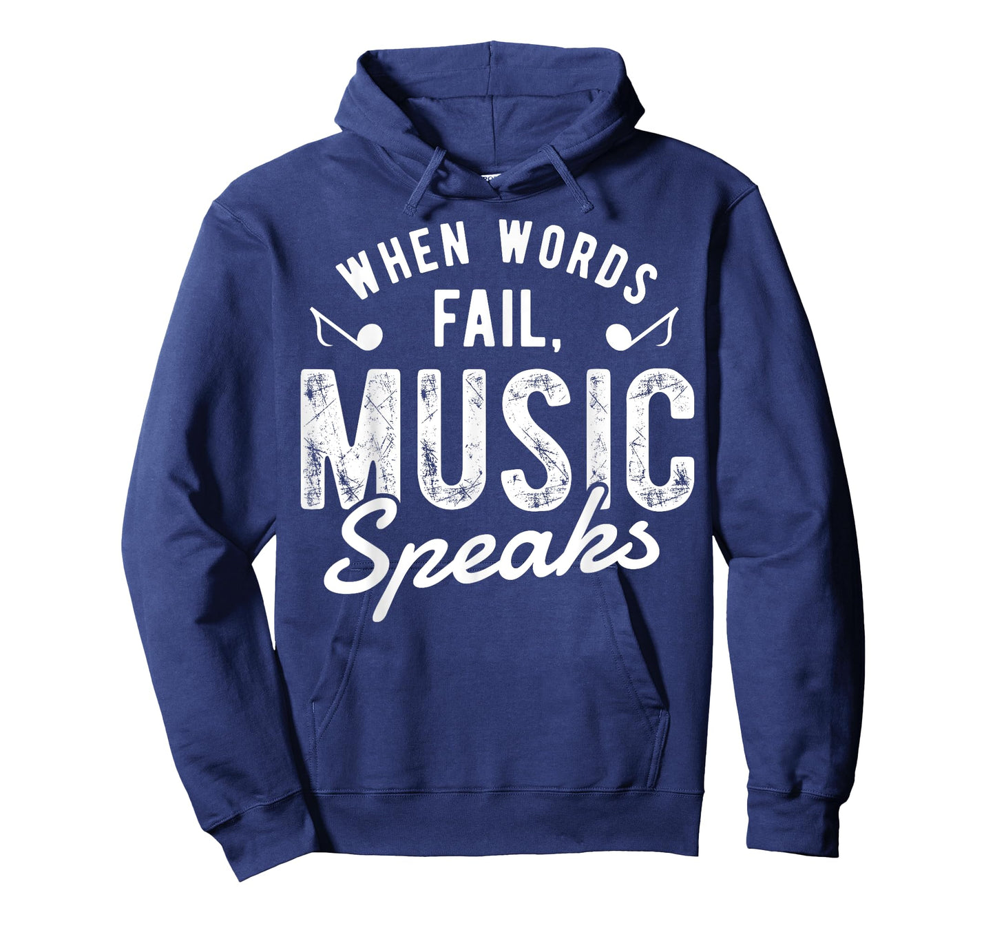 When Words Fail Music Speaks T shirt Musician Funny Tee Gift T-Shirt