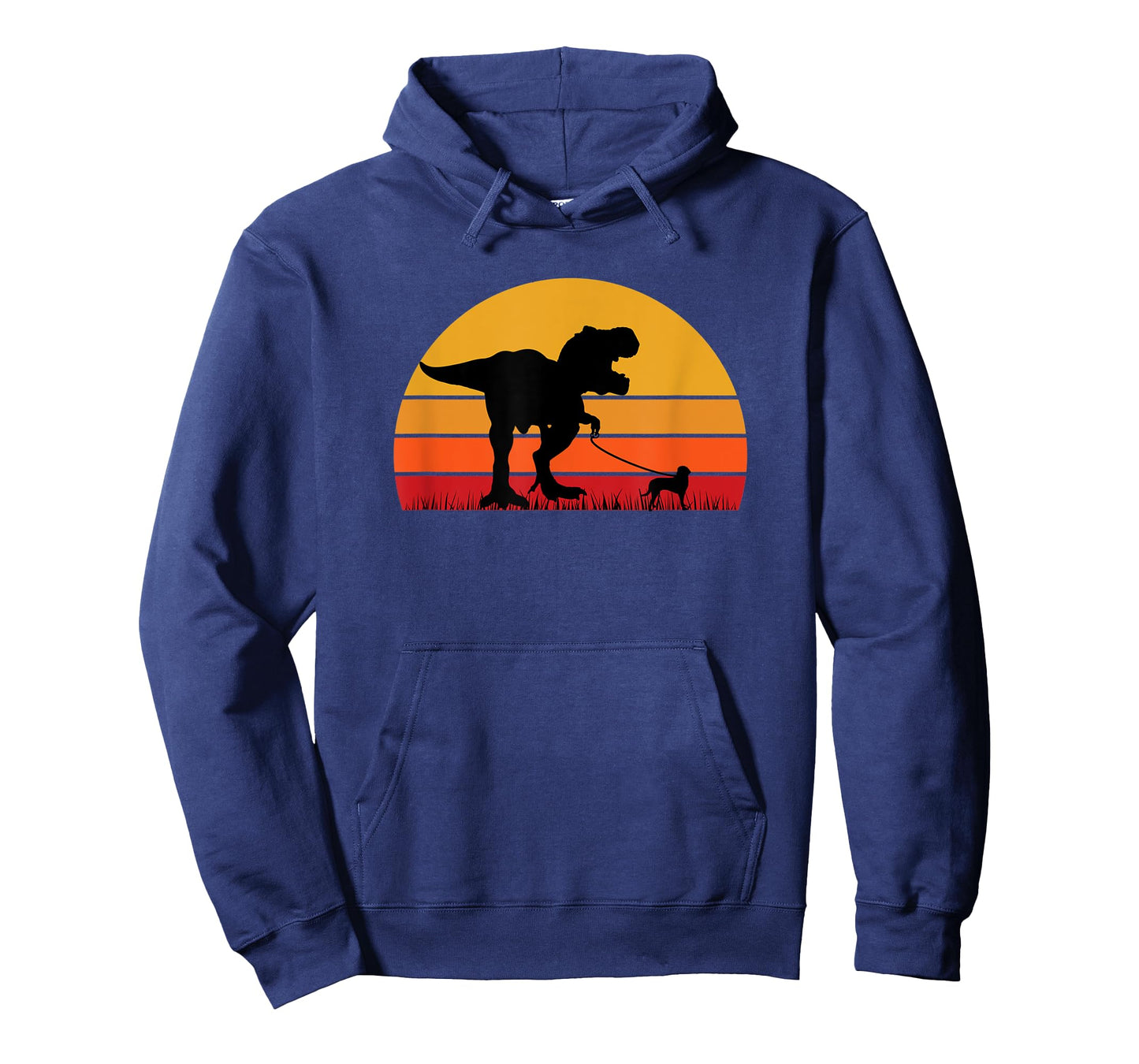 T-Rex Walking Beagle Trex Tyrannosaurus Funny Cute Orange T-Shirt