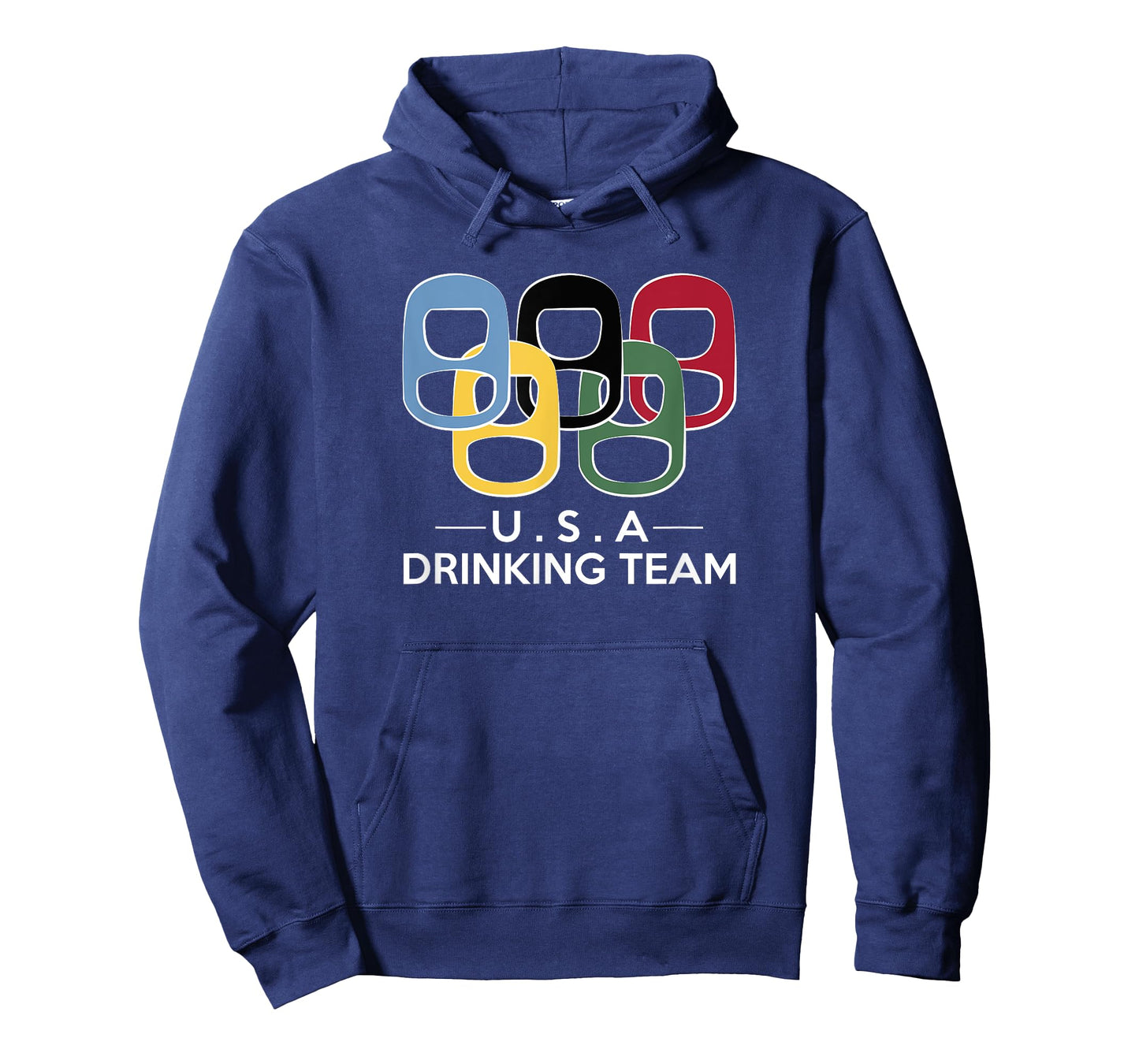 USA Drinking Team Beer Can Tab Sports T-Shirt T-Shirt