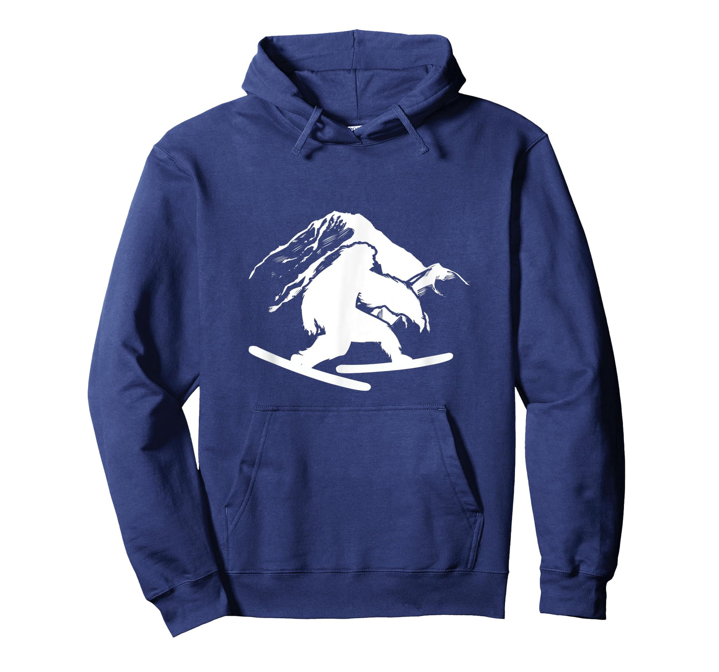 Skiing Bigfoot Mountain Sasquatch Ski Skier T-Shirt