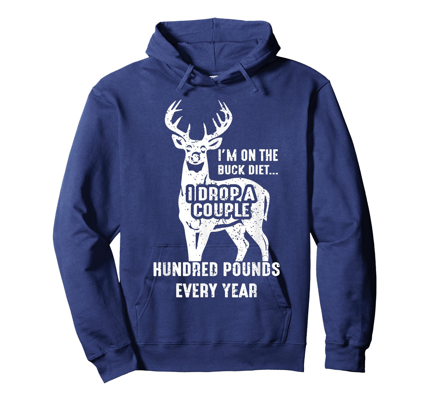 Vintage Buck Deer Hunting Funny Buck Diet For Men Women T-Shirt