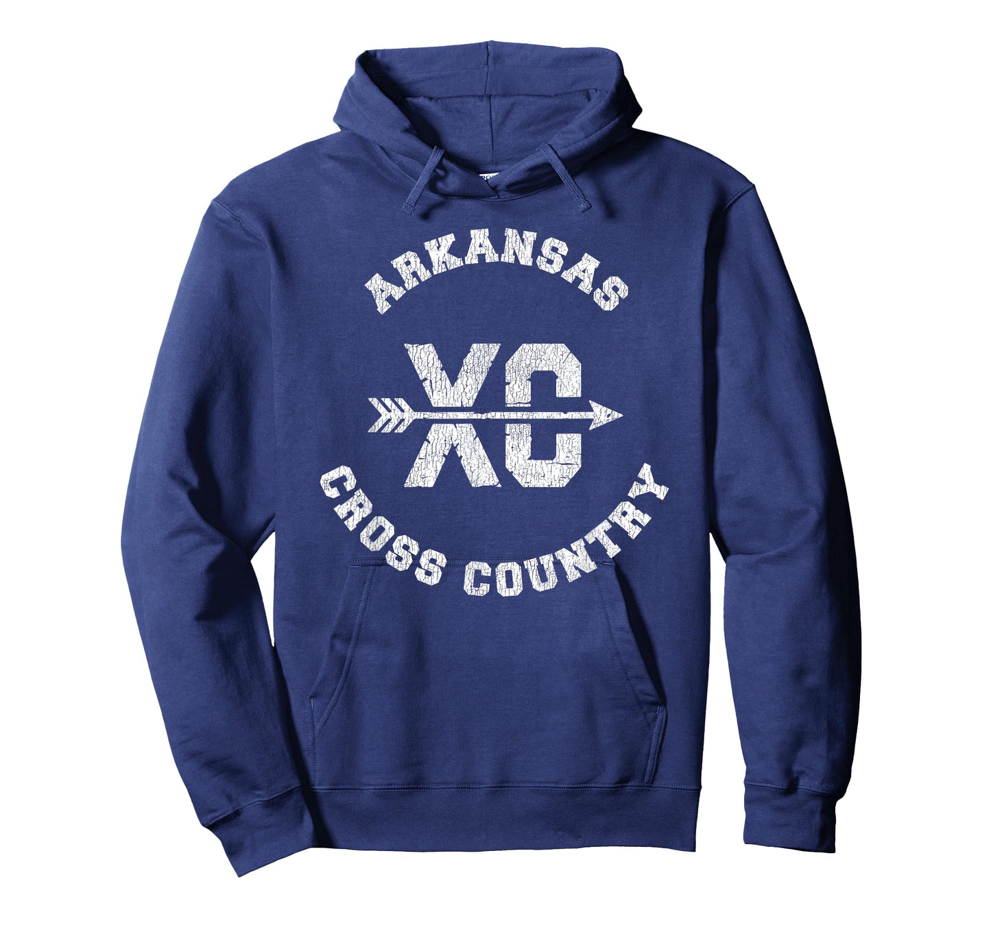 Arkansas Cross Country Retro Distressed XC Running T-Shirt