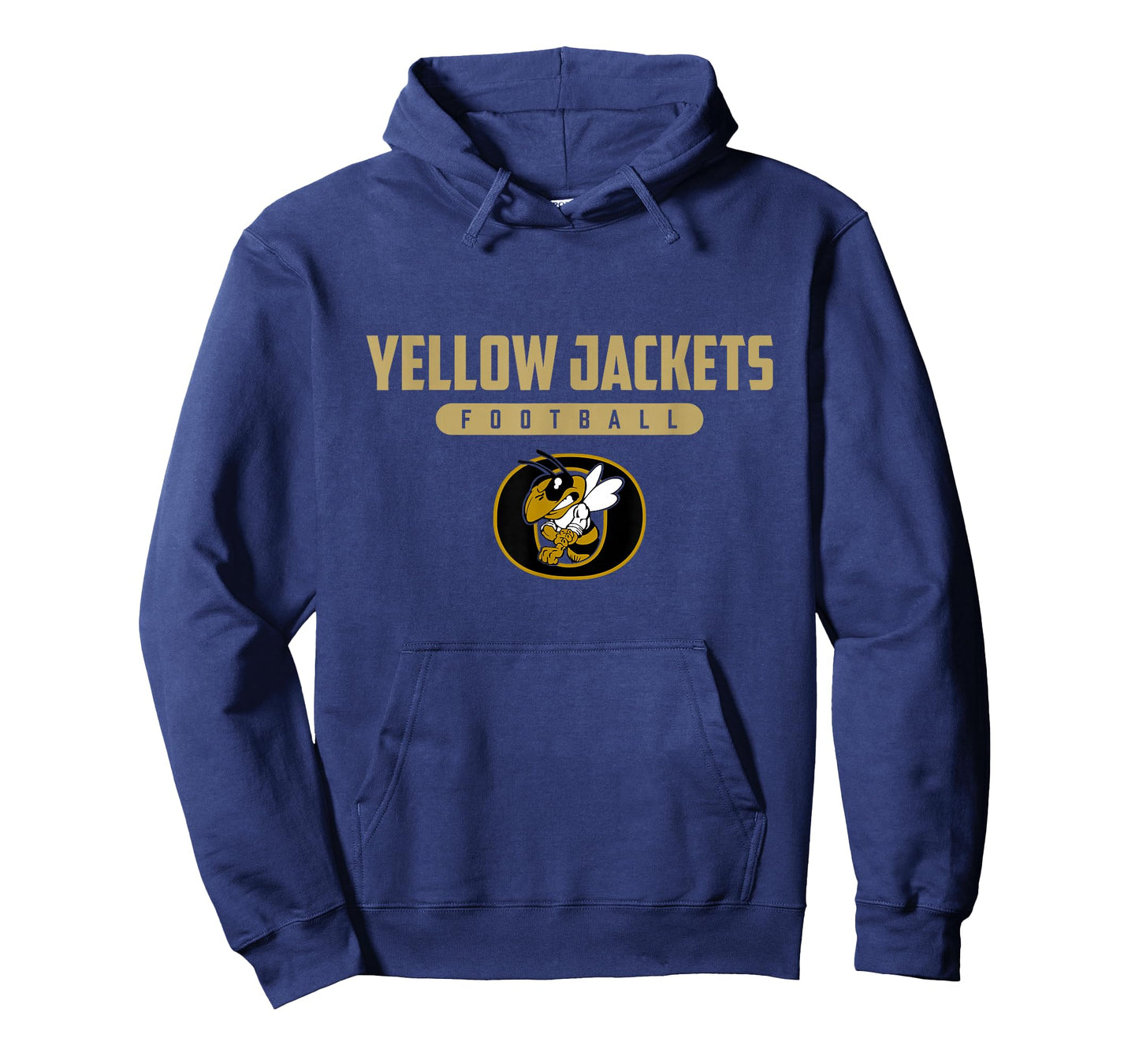Oxford Yellow Jackets Logo Football HS T-Shirt