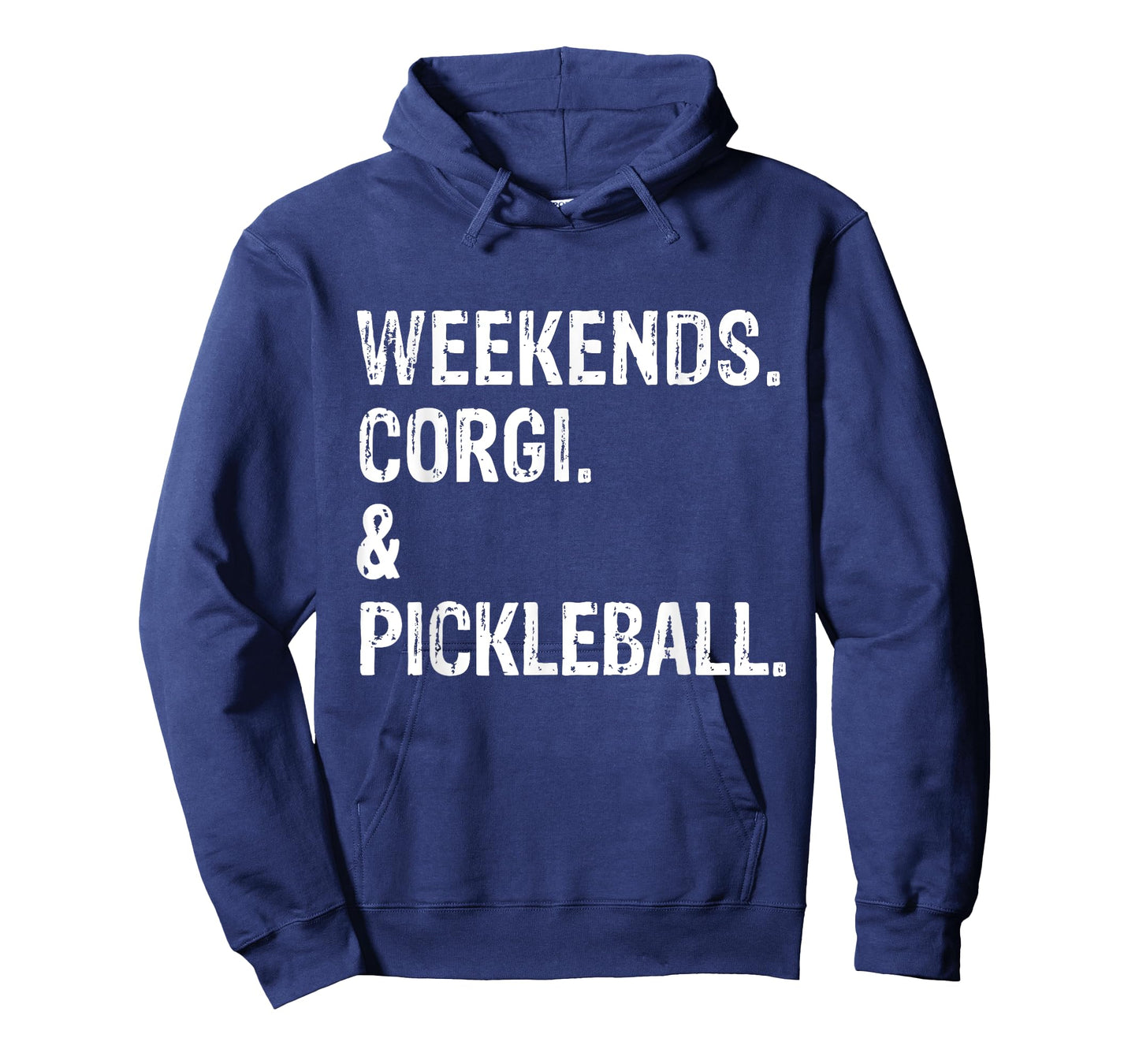 Weekends Corgi and Pickleball T-Shirt
