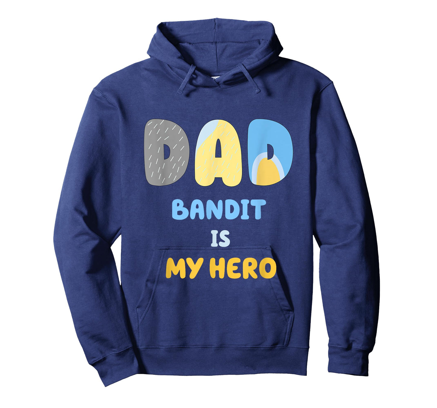 Funny Mens Dad Shirt Bandit is My Hero T-Shirt